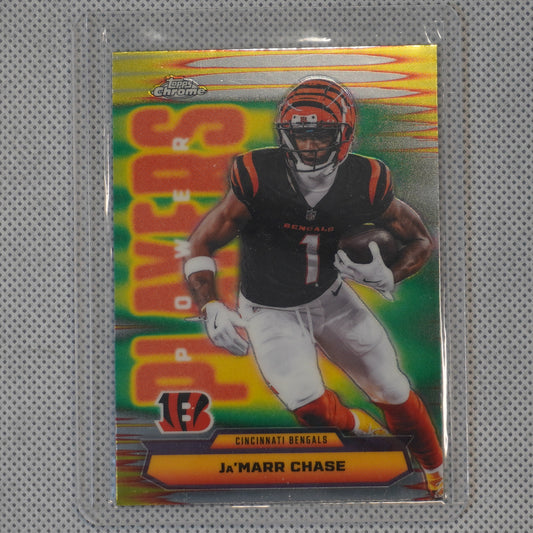 2025 Topps Chrome #PP-21 Ja'Marr Chase Power Players Cincinnati Bengals
