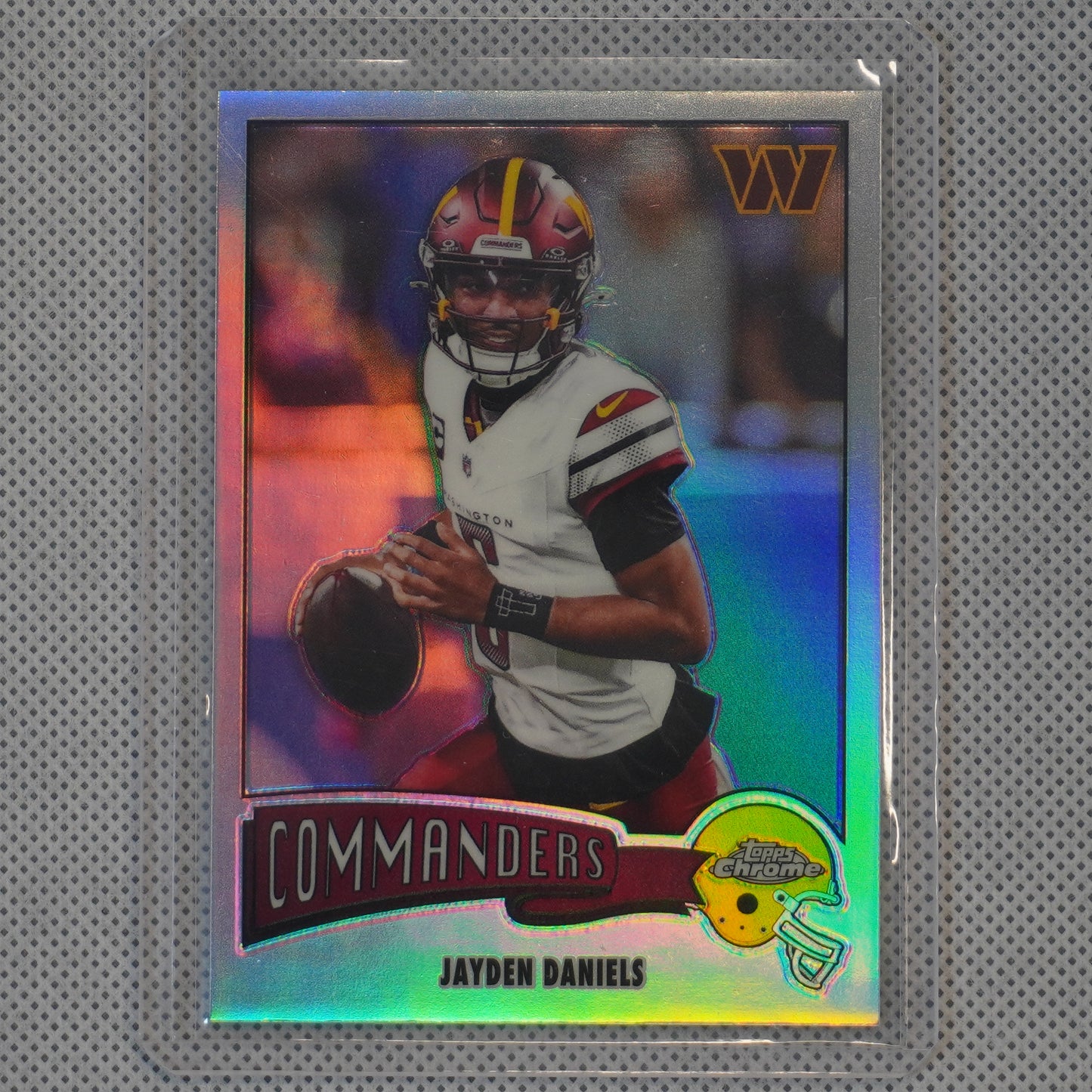 2025 Topps Chrome #1975-34 Jayden Daniels 1975 Topps Refractor Washington Commanders