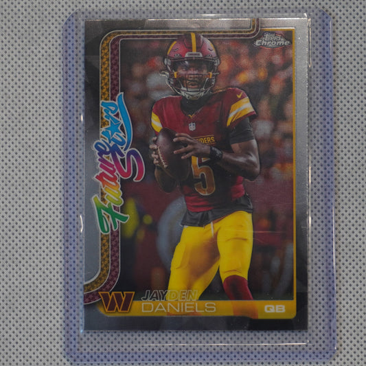 2025 Topps Chrome #FS-14 Jayden Daniels Future Stars Washington Commanders