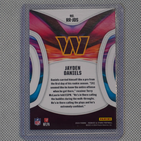 2024 Panini Rookies & Stars #RR-JDS Jayden Daniels Rookie Rush Washington Commanders