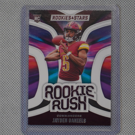 2024 Panini Rookies & Stars #RR-JDS Jayden Daniels Rookie Rush Washington Commanders