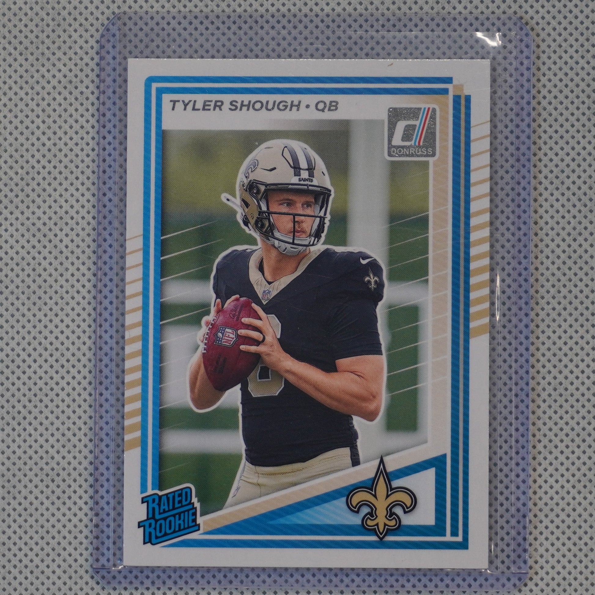 2025 Donruss #304 Tyler Shough Press Proofs Purple New Orleans Saints RC