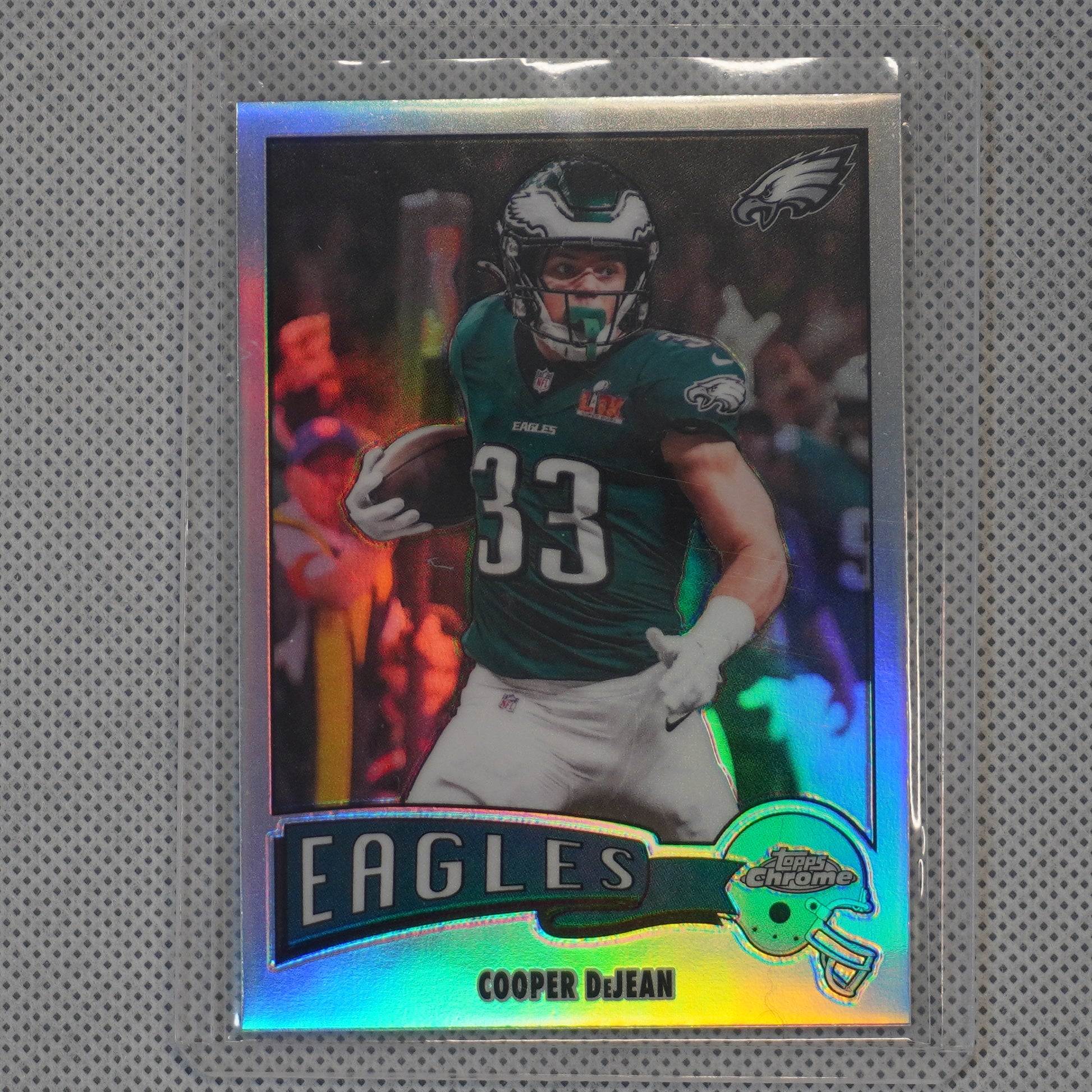 2025 Topps Chrome #1975-27 Cooper DeJean 1975 Topps Refractor Philadelphia Eagles