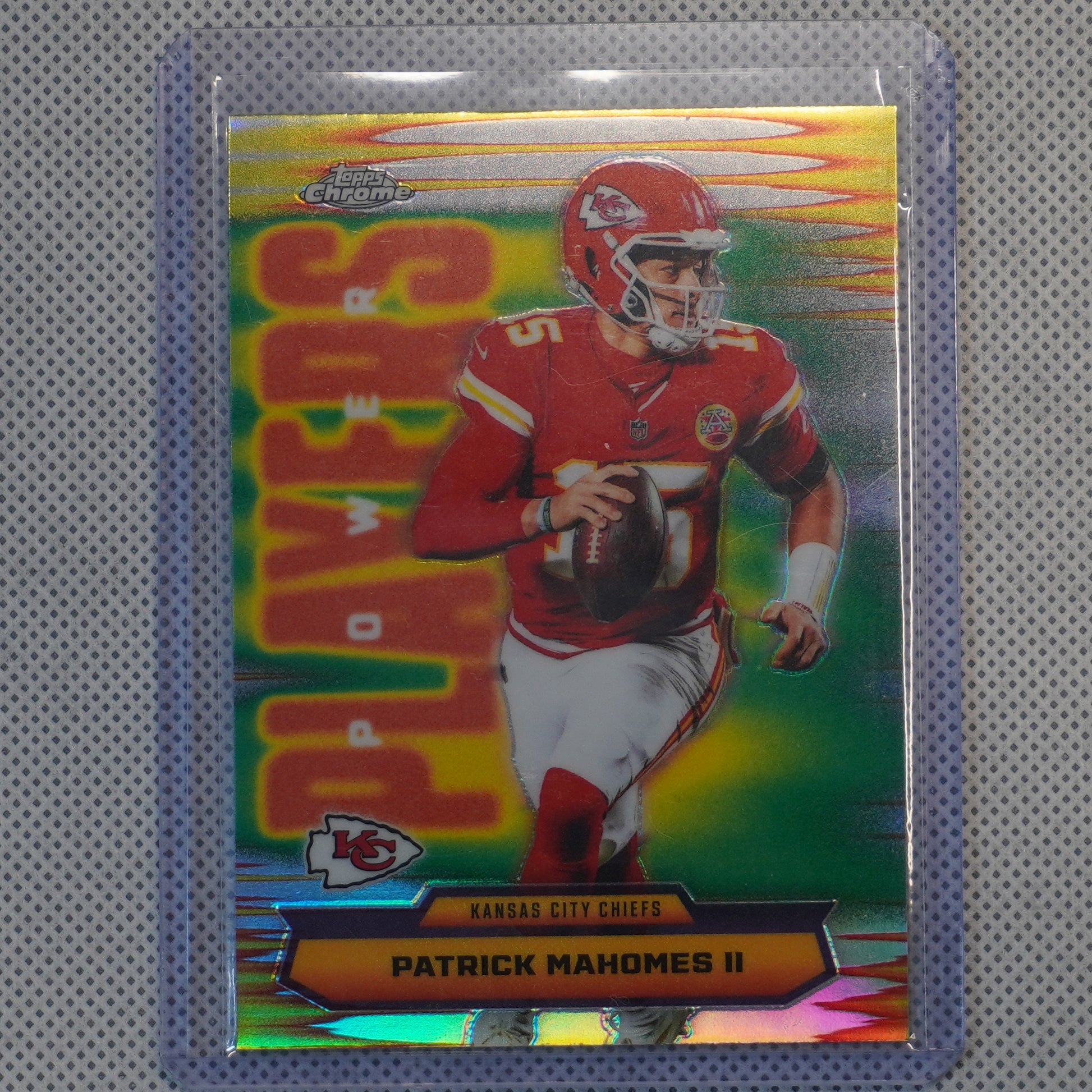 2025 Topps Chrome #PP-6 Patrick Mahomes II Power Players Refractor Kansas City Chiefs