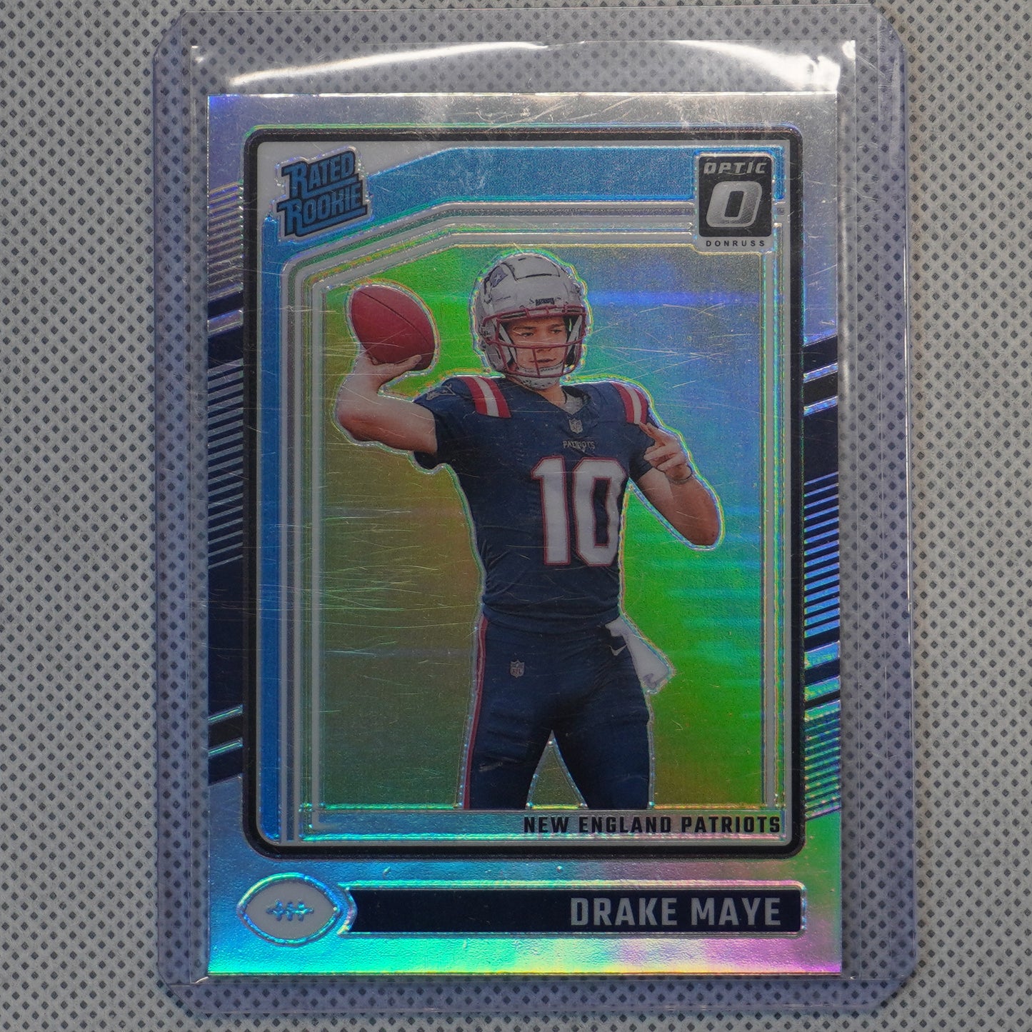 2024 Donruss Optic #229 Drake Maye Holo New England Patriots