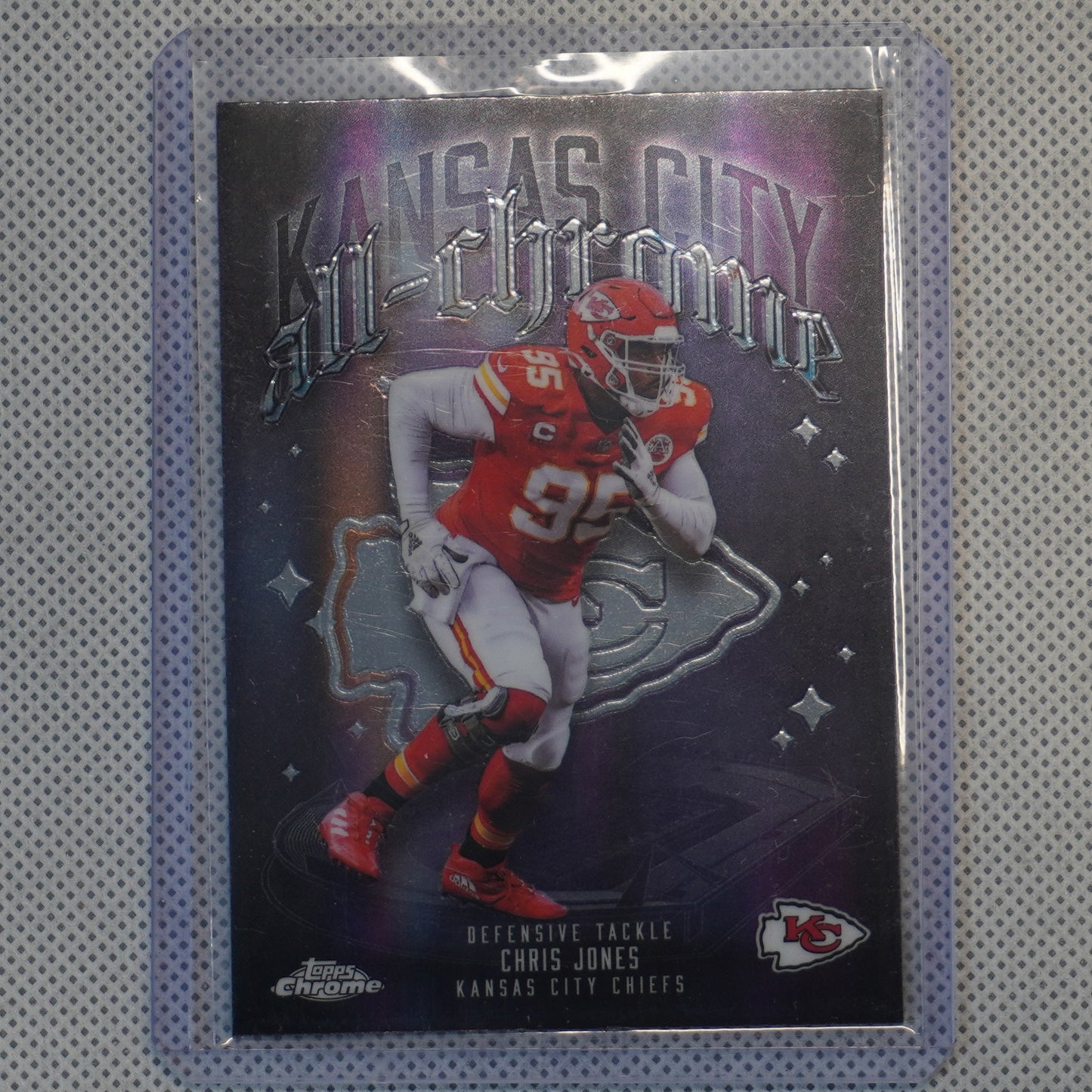 2025 Topps Chrome #ACT-17 Chris Jones All Chrome Team Kansas City Chiefs