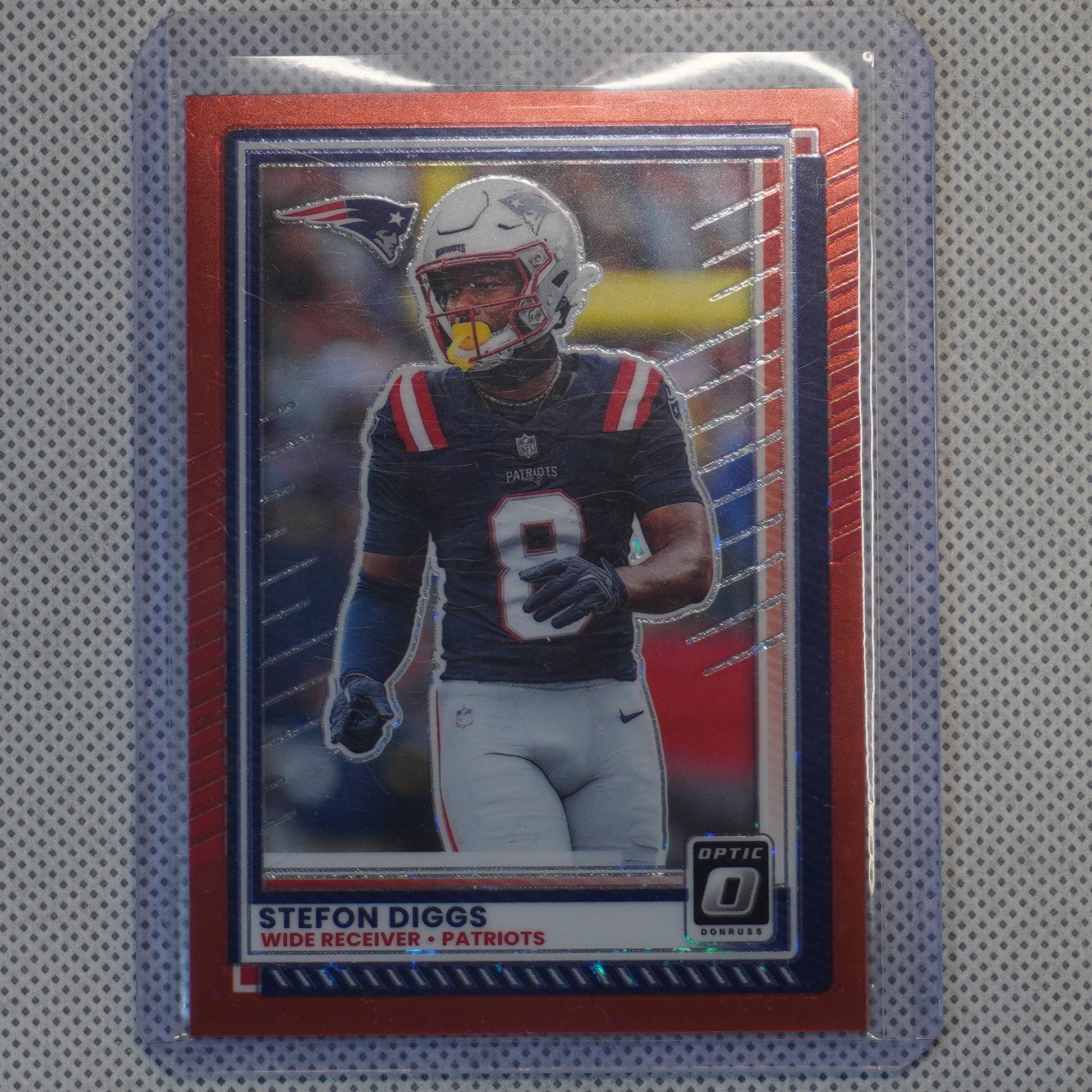 2025 Donruss Optic #161 Stefon Diggs Red Stars New England Patriots