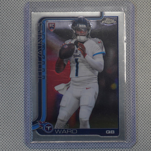 2025 Topps Chrome #314 Cam Ward Tennessee Titans RC