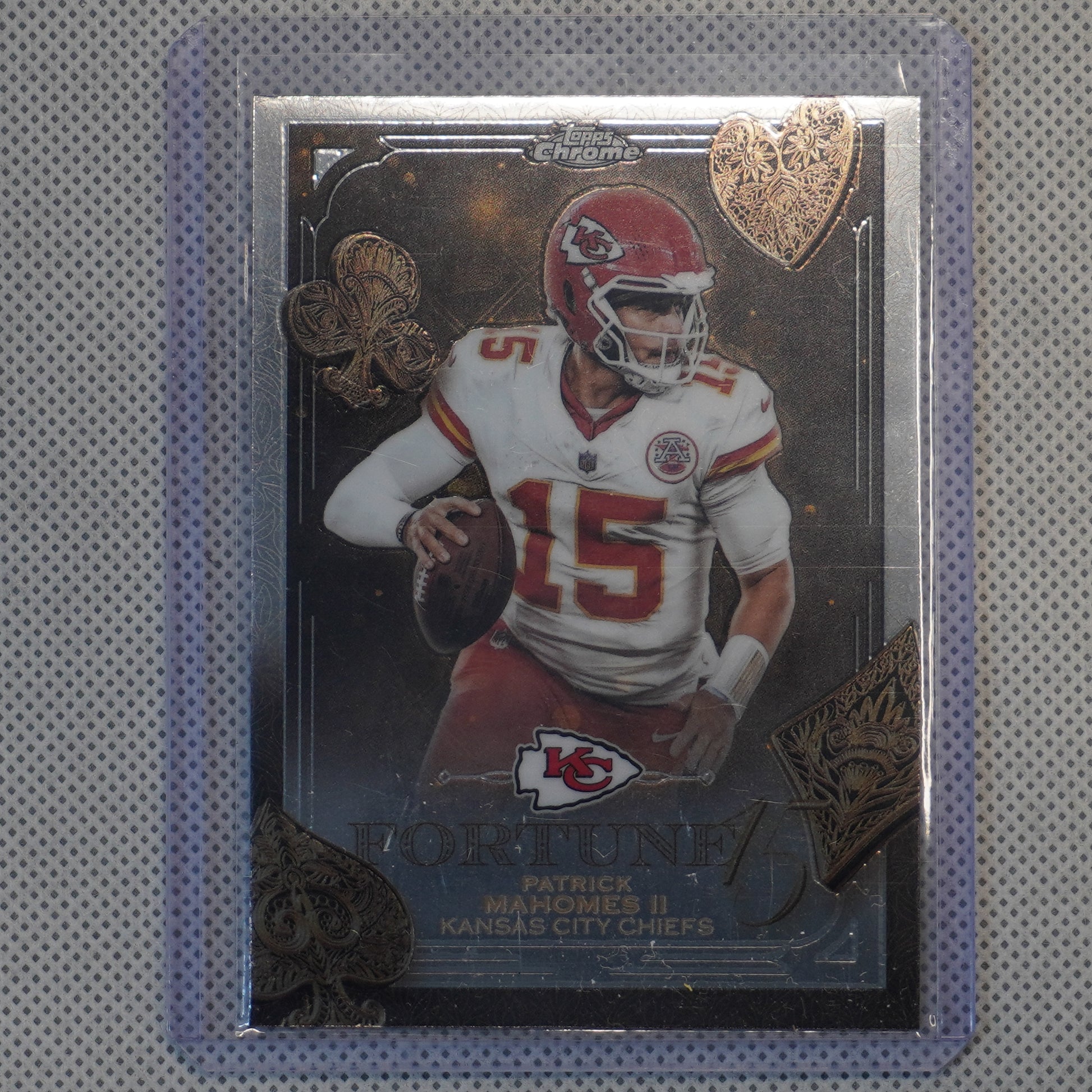 2025 Topps Chrome #F15-6 Patrick Mahomes II Fortune 15 Kansas City Chiefs