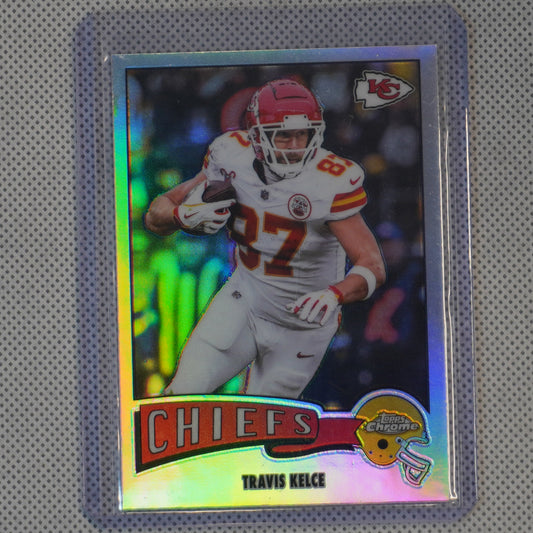 2025 Topps Chrome #1975-17 Travis Kelce 1975 Topps Refractor Kansas City Chiefs