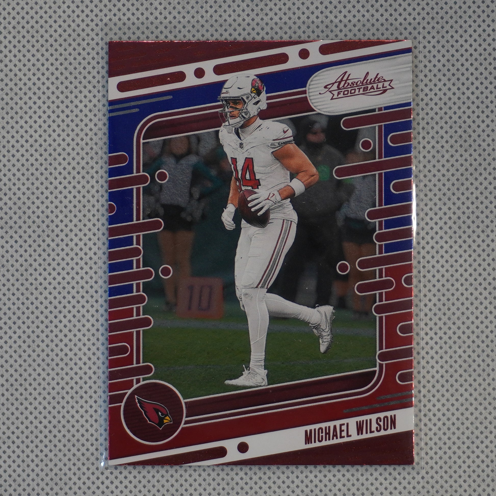 2024 Panini Absolute #3 Michael Wilson Red and Blue Arizona Cardinals