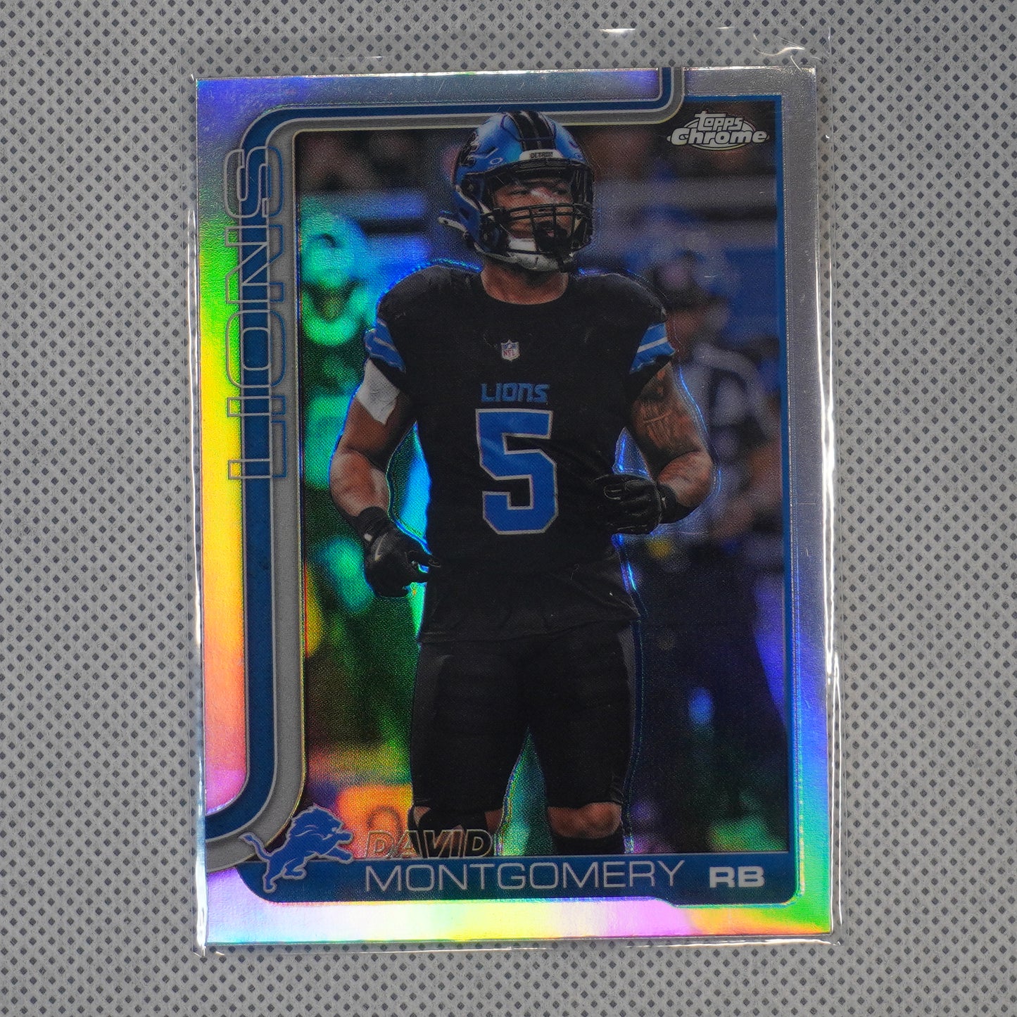 2025 Topps Chrome #103 David Montgomery Refractor Detroit Lions