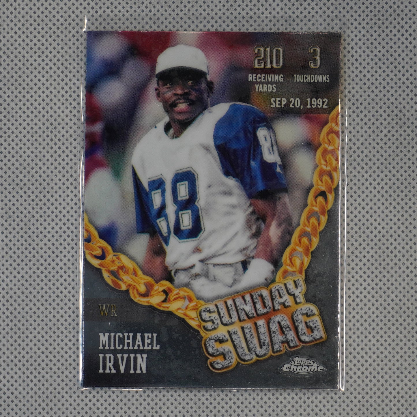 2024 Topps Chrome #SS-12 Michael Irvin Sunday Swag Dallas Cowboys