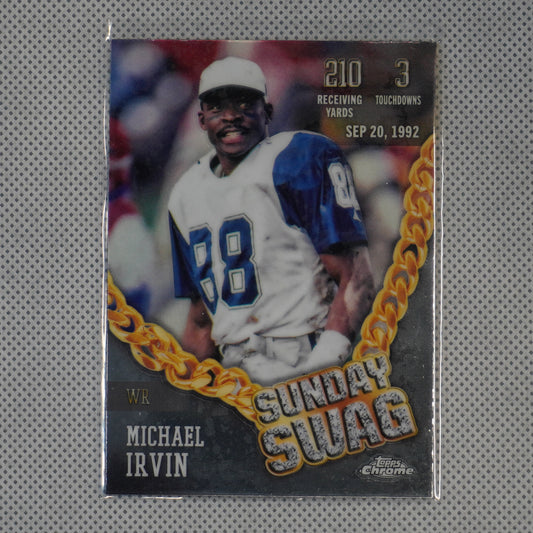 2024 Topps Chrome #SS-12 Michael Irvin Sunday Swag Dallas Cowboys