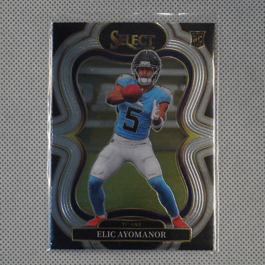2025 Panini Select #327 Elic Ayomanor Tennessee Titans