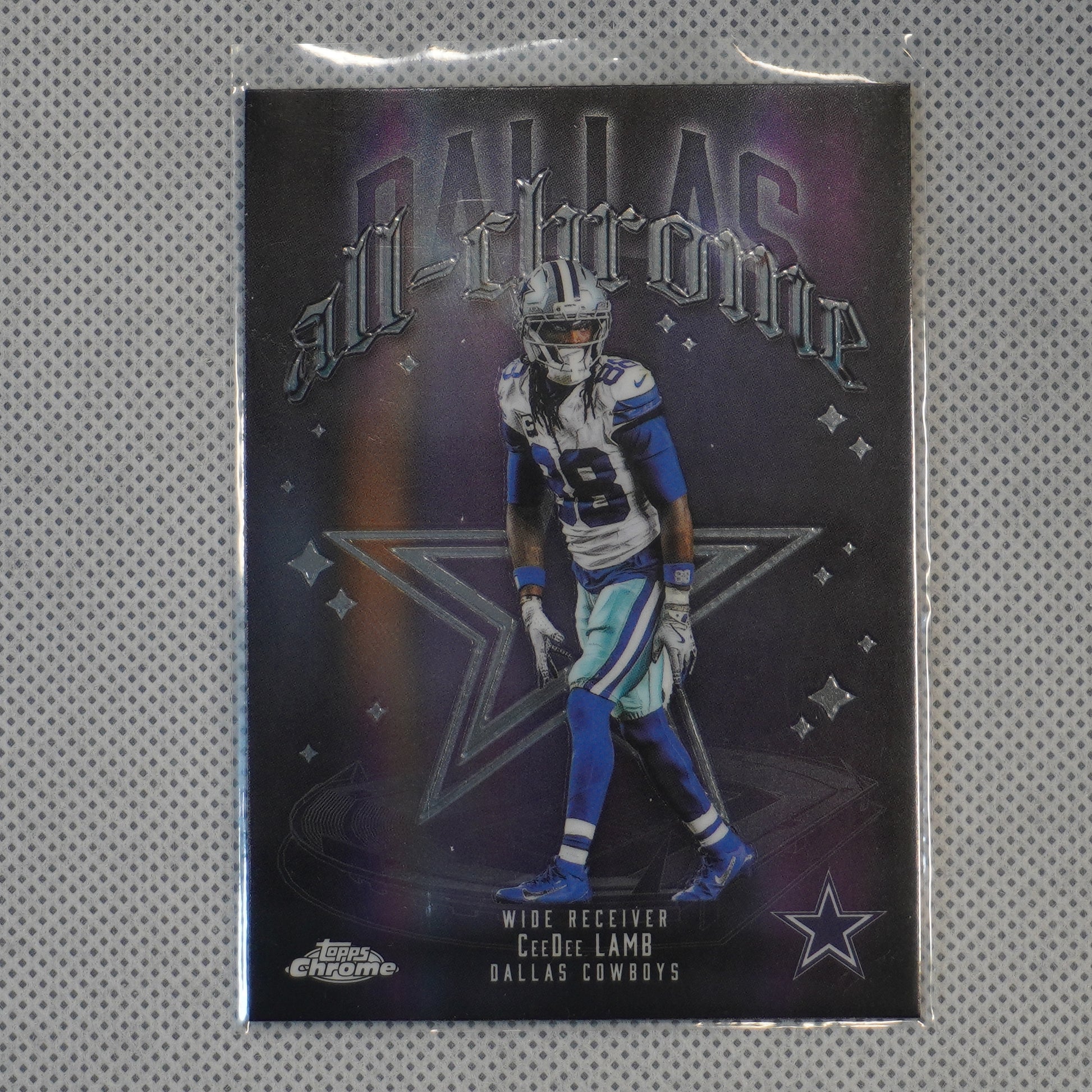 2025 Topps Chrome #ACT-8 CeeDee Lamb All Chrome Team Dallas Cowboys