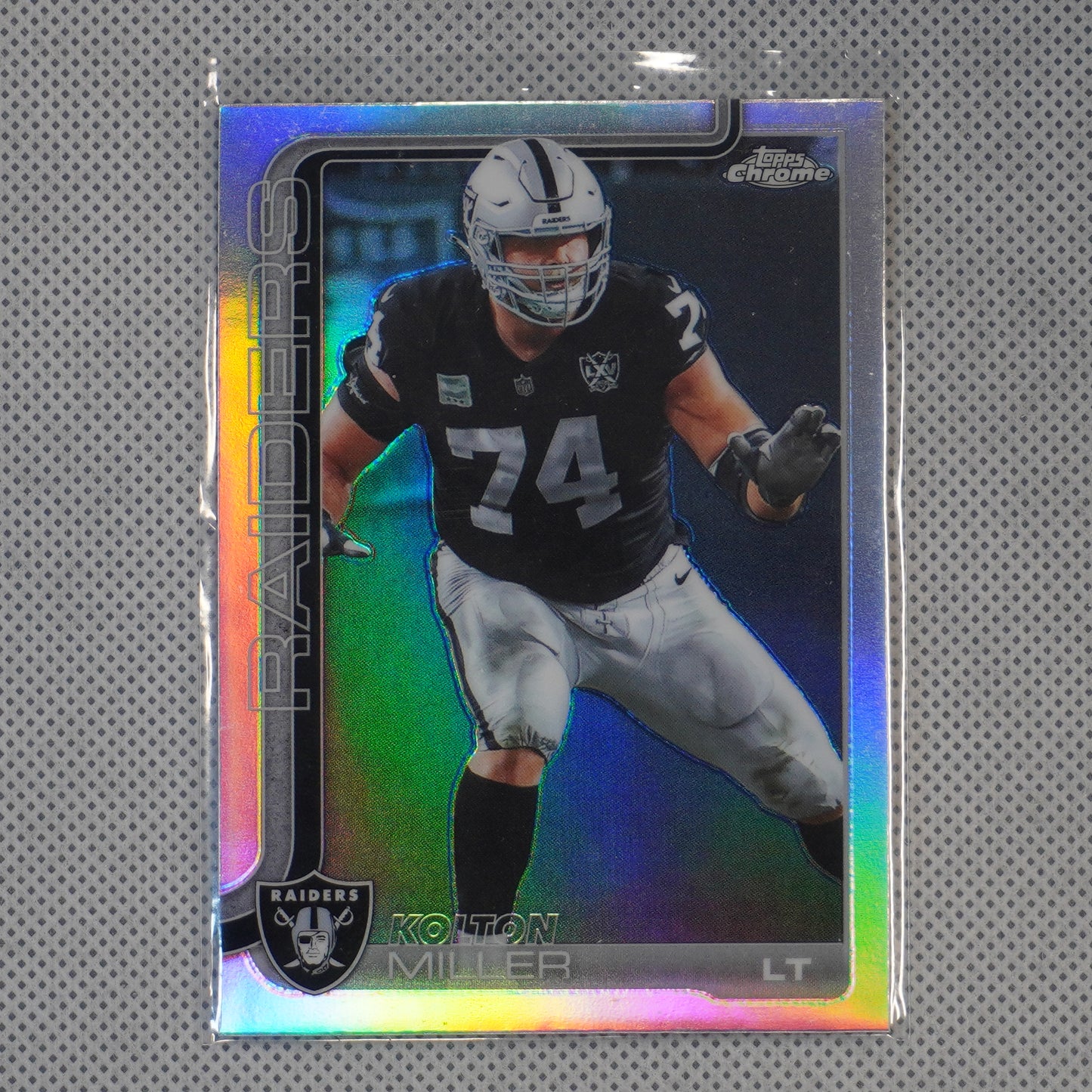 2025 Topps Chrome #183 Kolton Miller Refractor Las Vegas Raiders