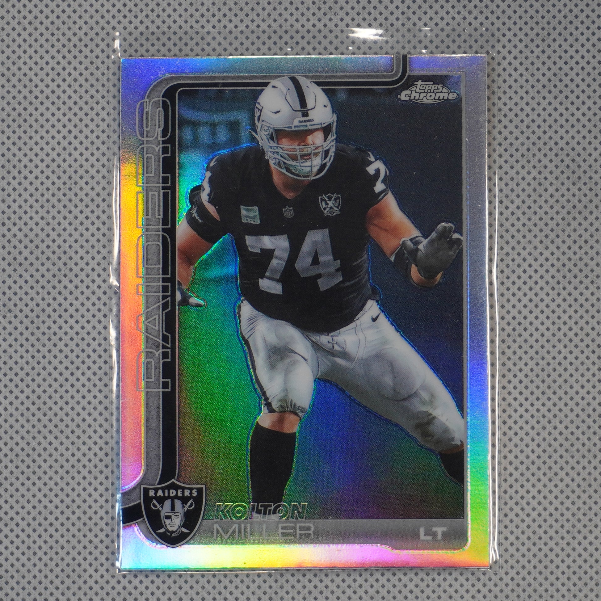 2025 Topps Chrome #183 Kolton Miller Refractor Las Vegas Raiders