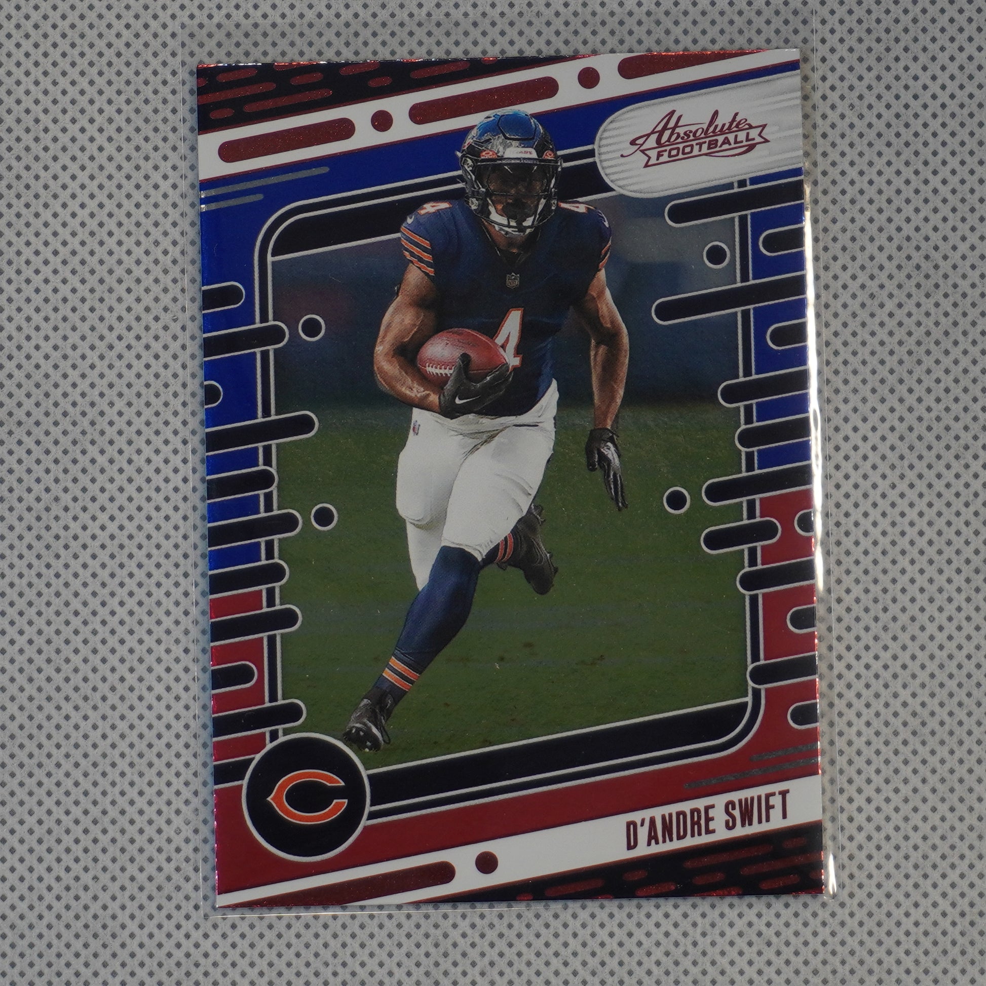 2024 Panini Absolute #17 D'Andre Swift Red and Blue Chicago Bears