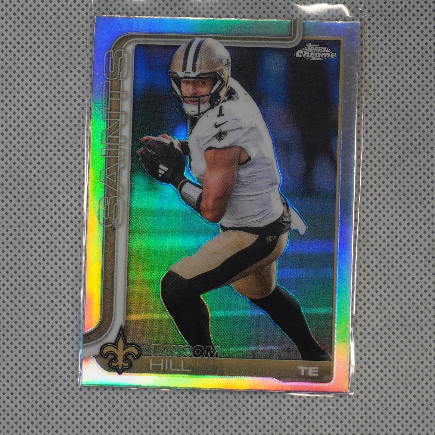 2025 Topps Chrome #222 Taysom Hill Refractor New Orleans Saints