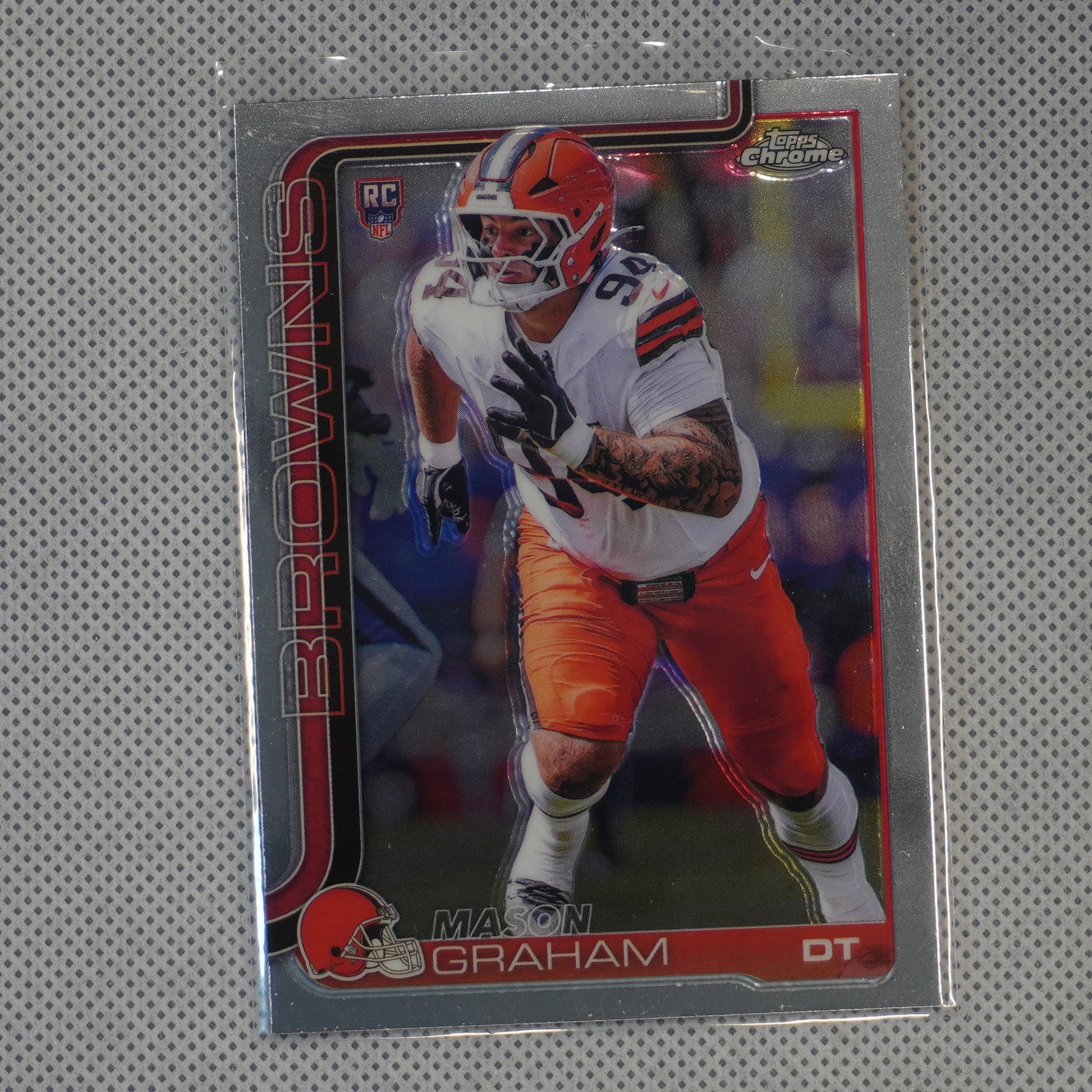 2025 Topps Chrome #302 Mason Graham Cleveland Browns RC