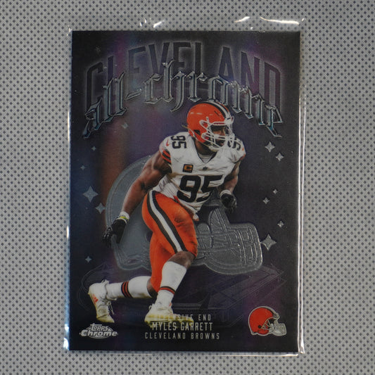 2025 Topps Chrome #ACT-15 Myles Garrett All Chrome Team Cleveland Browns