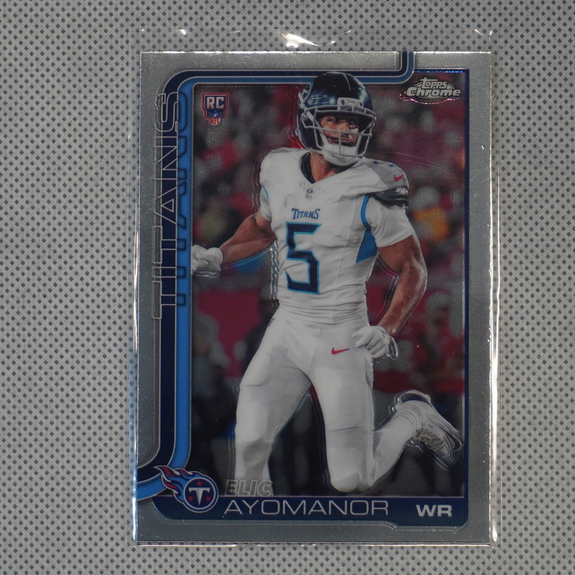 2025 Topps Chrome #336 Elic Ayomanor Tennessee Titans RC
