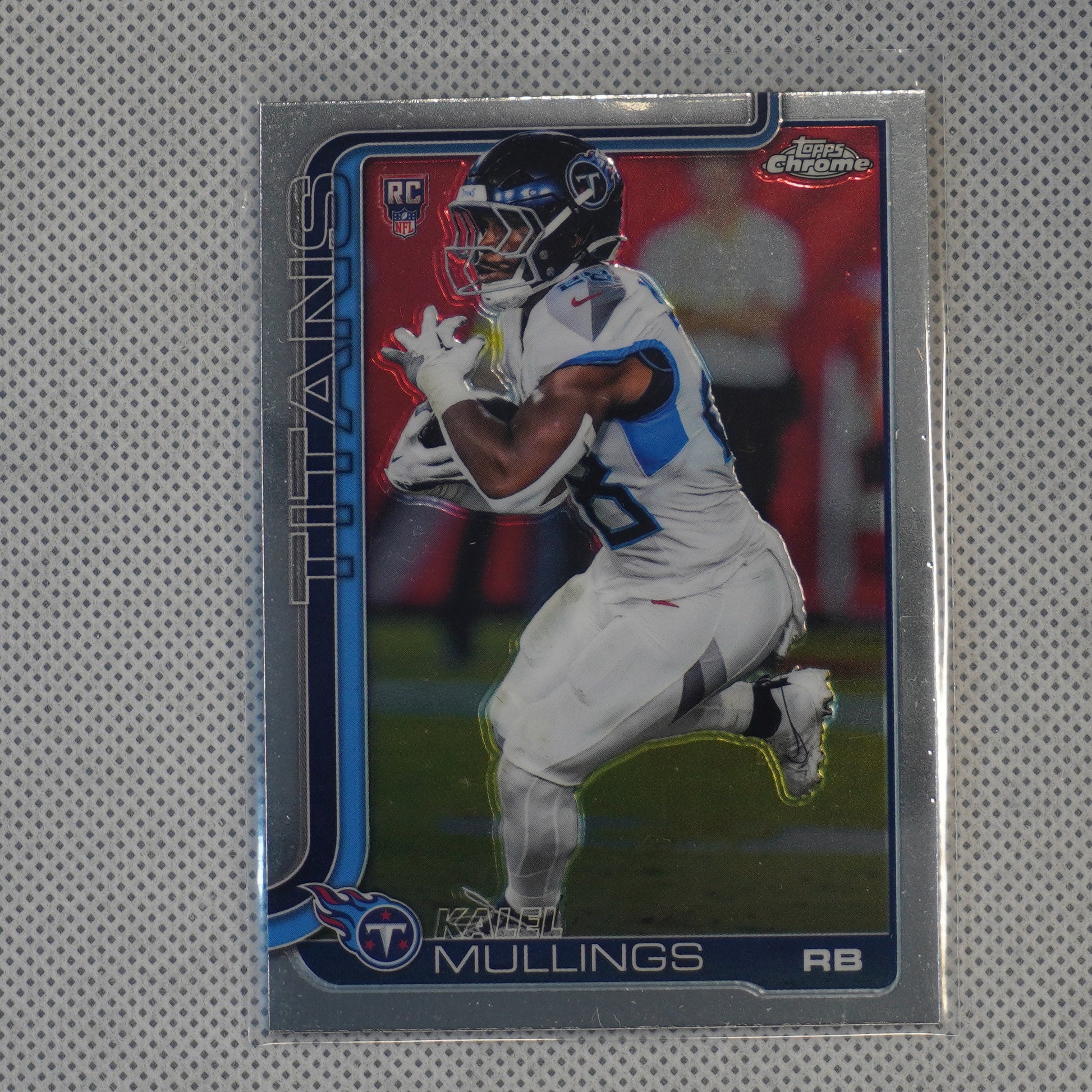 2025 Topps Chrome #309 Kalel Mullings Tennessee Titans RC