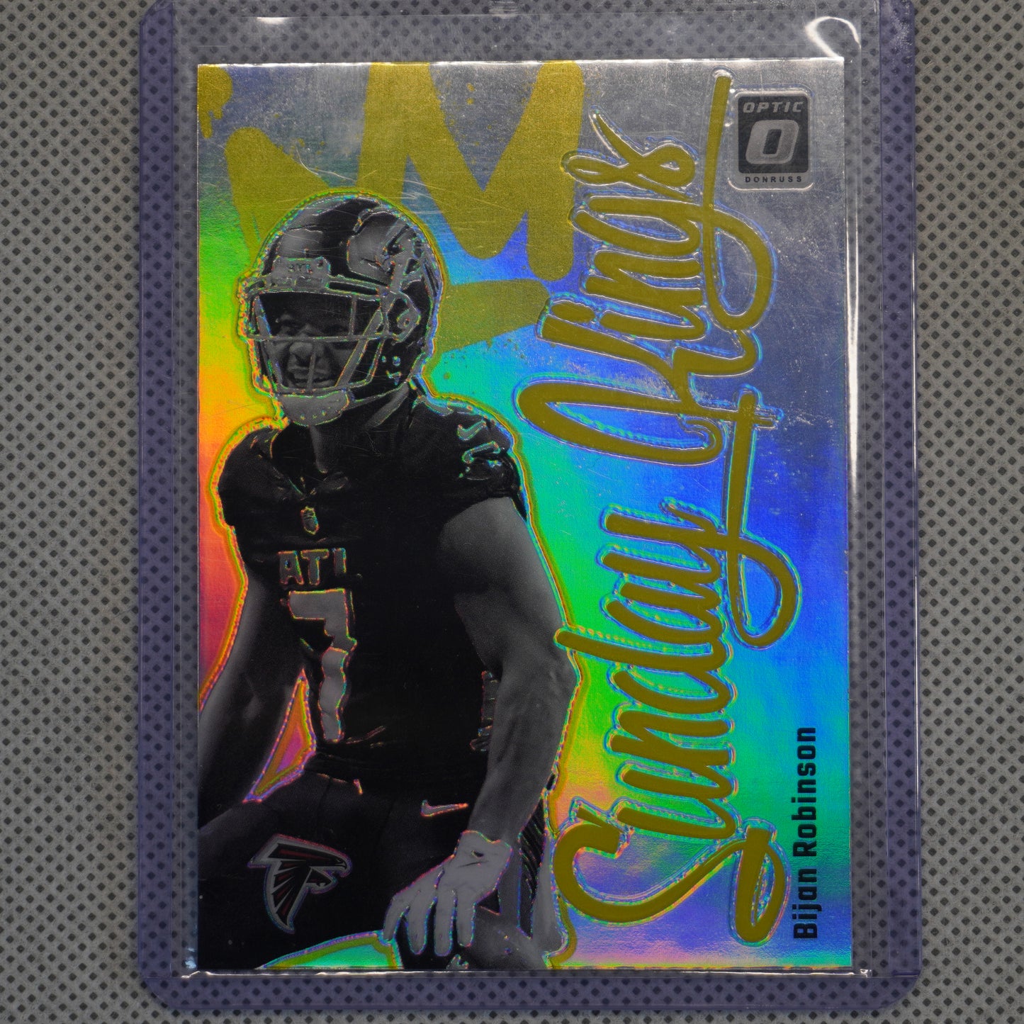 2024 Donruss Optic #22 Bijan Robinson Sunday Kings Atlanta Falcons