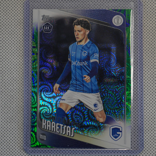 2025-26 Topps Carnaval Edition UEFA Club Competitions #150 Konstantinos Karetsas Genk RC