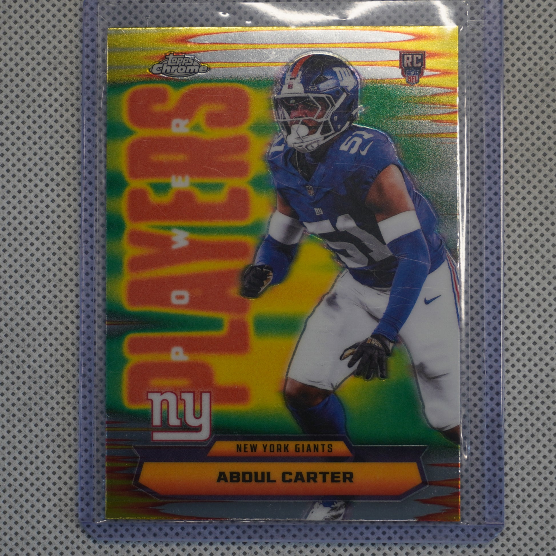 2025 Topps Chrome #PP-40 Abdul Carter Power Players New York Giants