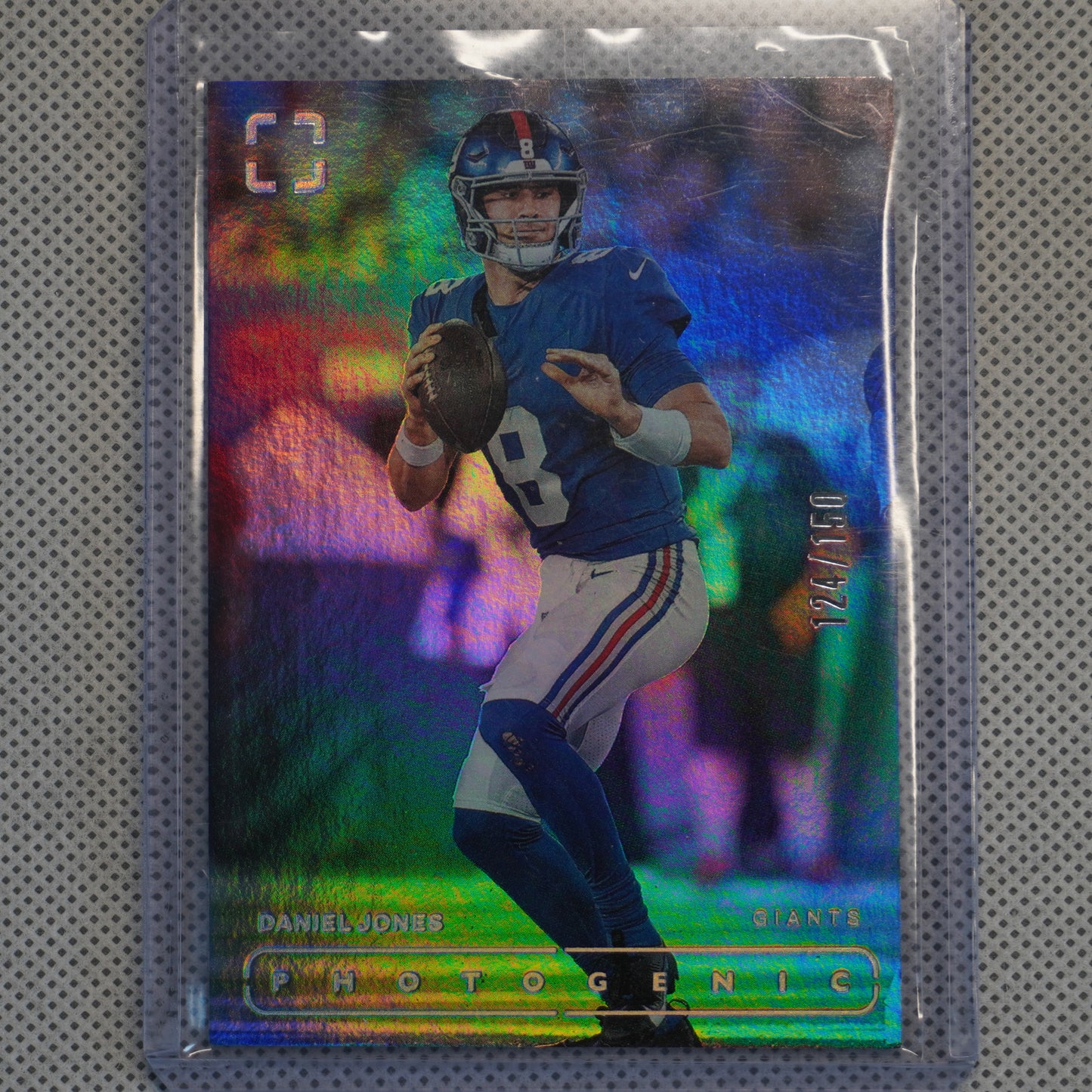 2024 Panini Photogenic #120 Daniel Jones Silver #/150 New York Giants SN