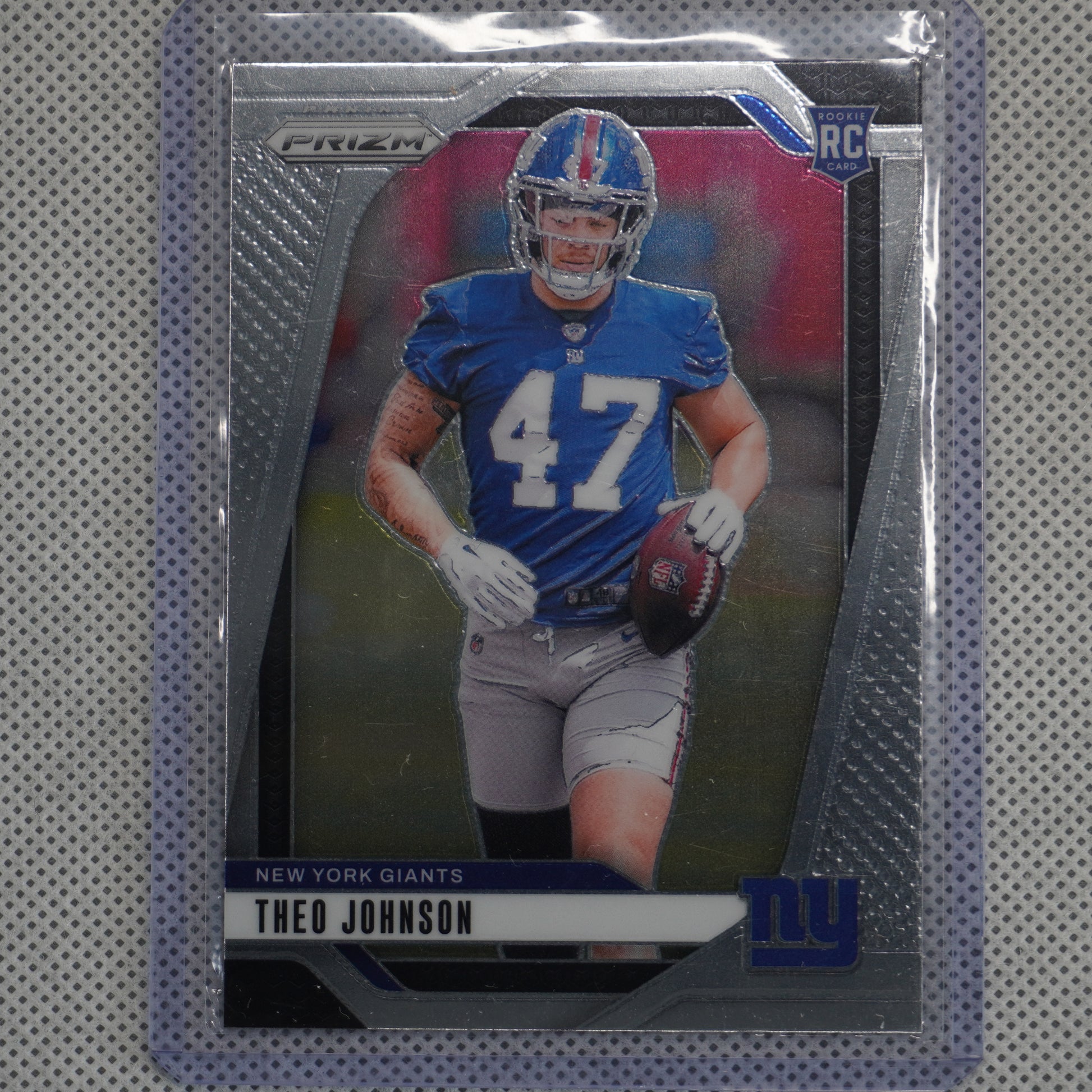 2024 Panini Prizm #390 Theo Johnson New York Giants RC