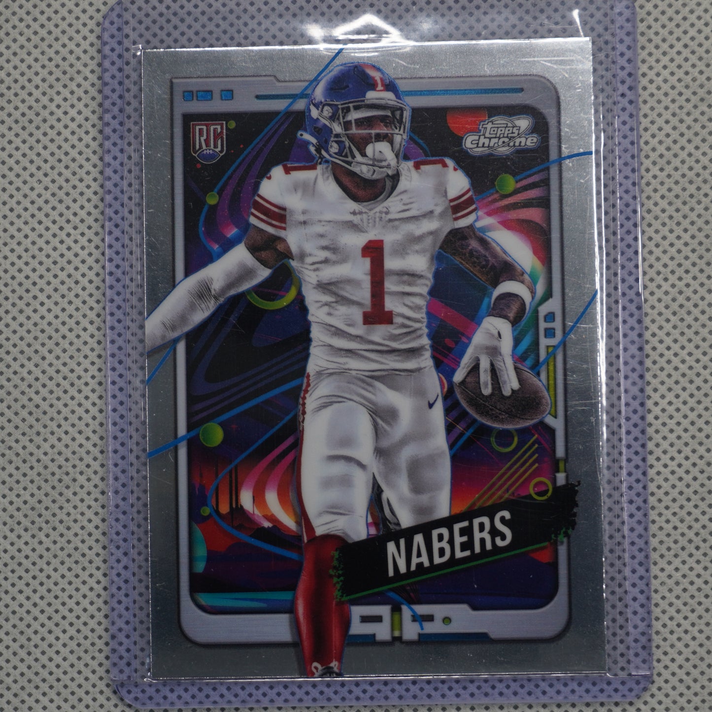 2024 Topps Chrome Cosmic #167 Malik Nabers New York Giants RC