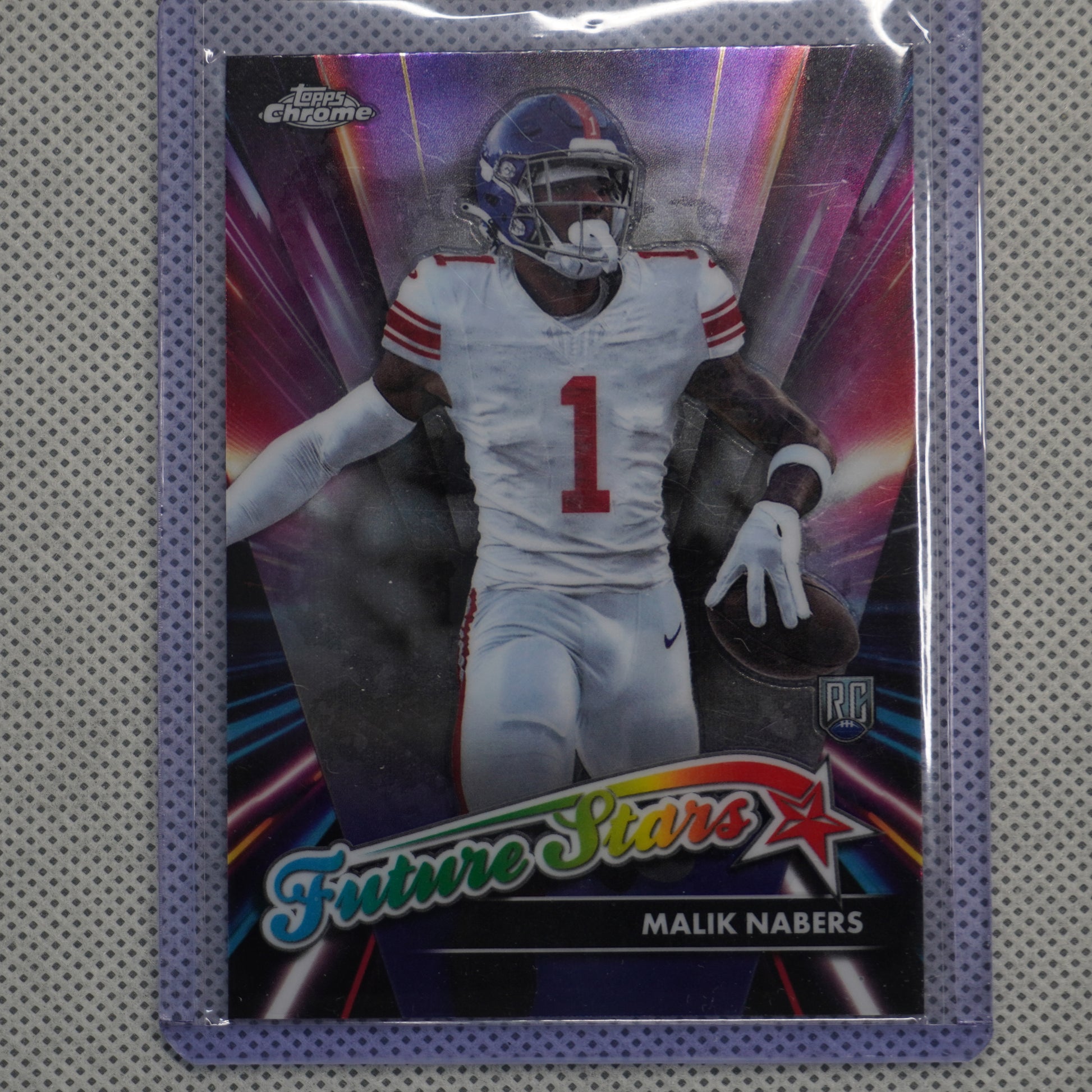 2024 Topps Chrome #FS-9 Malik Nabers Future Stars New York Giants