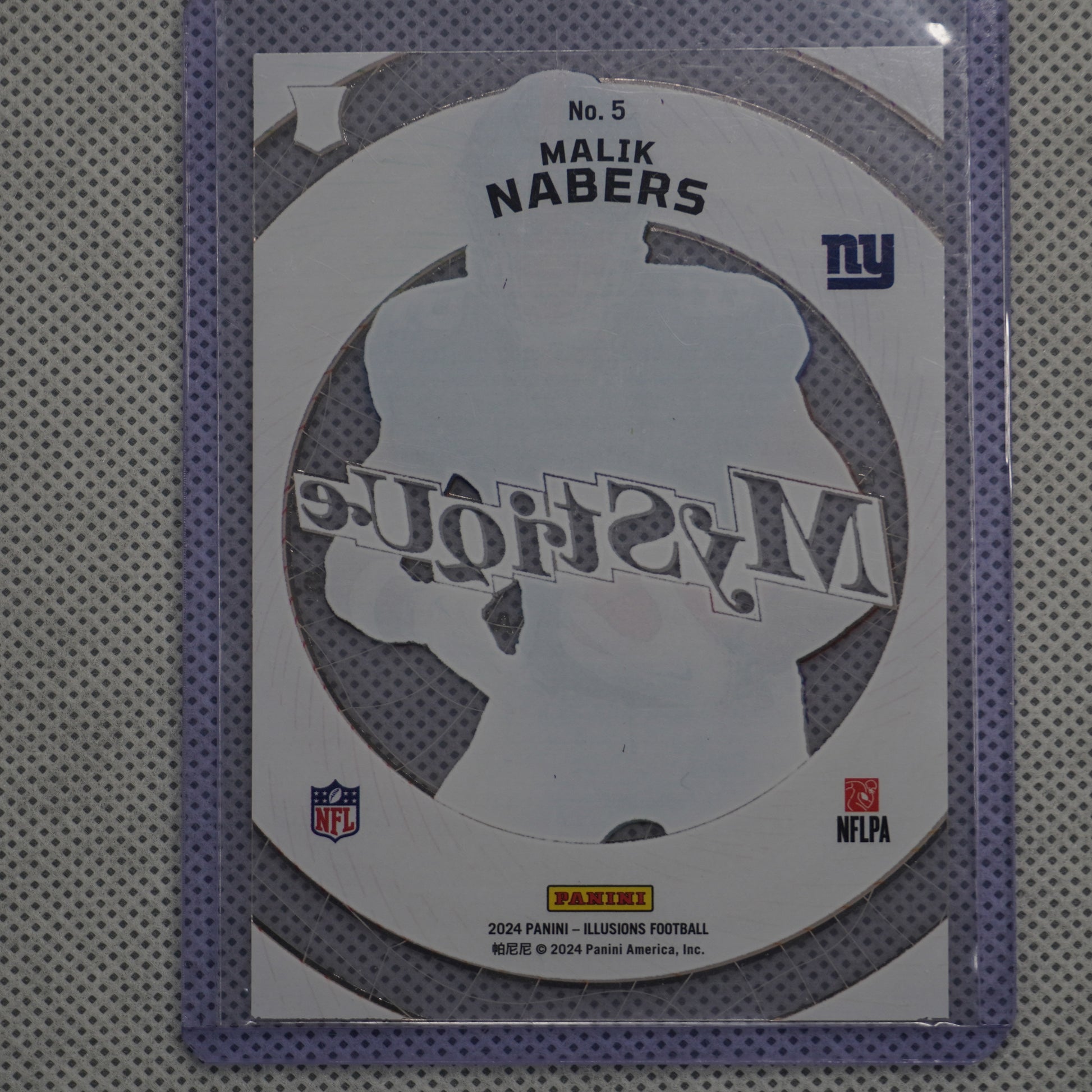 2024 Panini Illusions #5 Malik Nabers Mystique New York Giants
