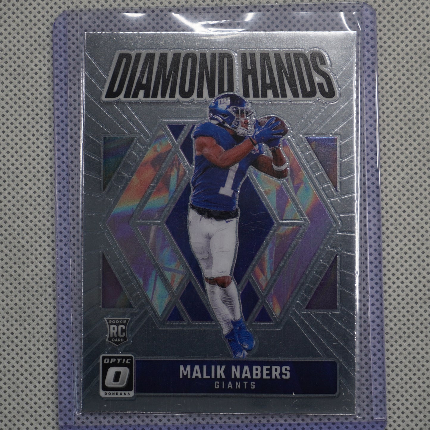 2024 Donruss Optic #4 Malik Nabers Diamond Hands New York Giants