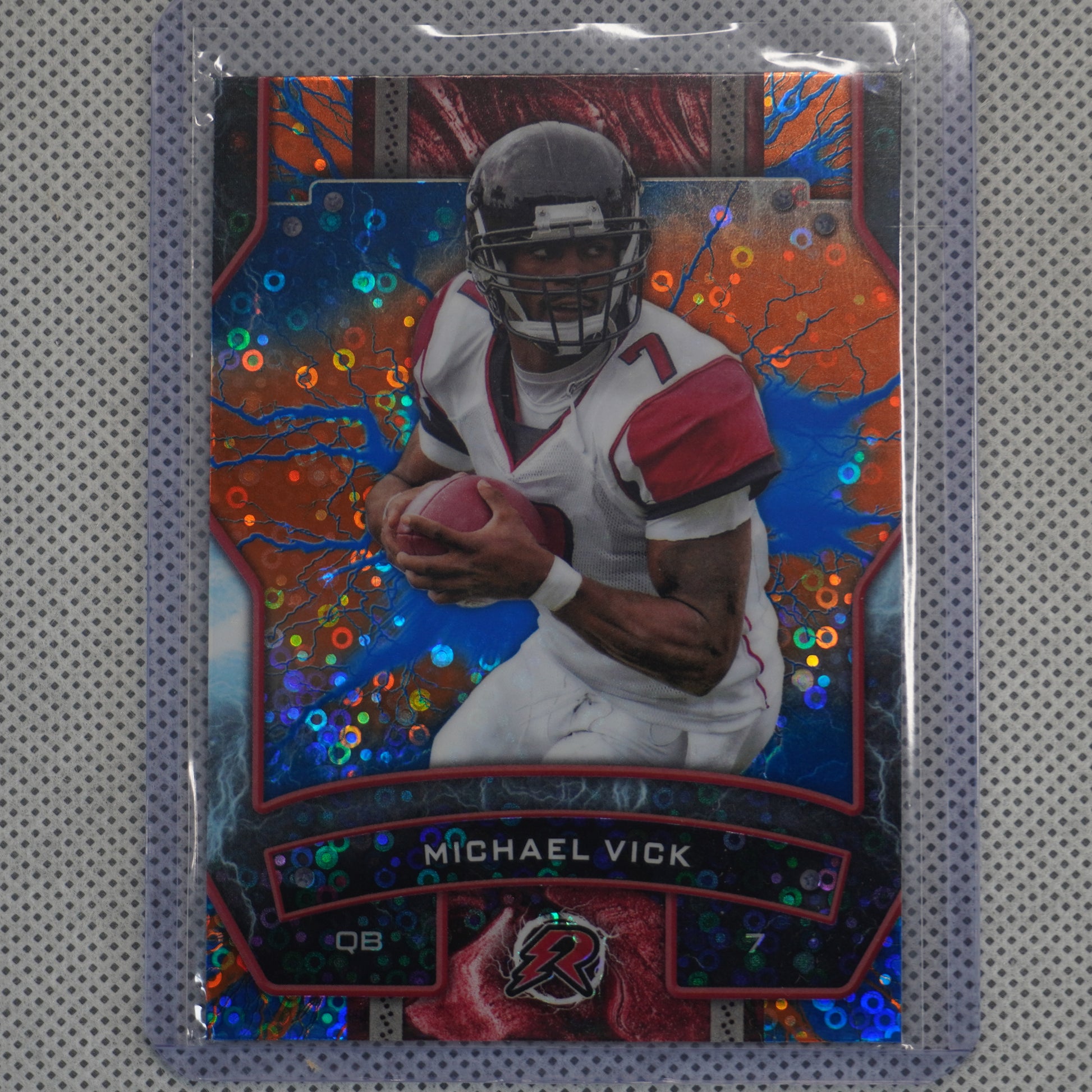 2024 Topps Resurgence #3 Michael Vick Blue & Orange Spark Atlanta Falcons