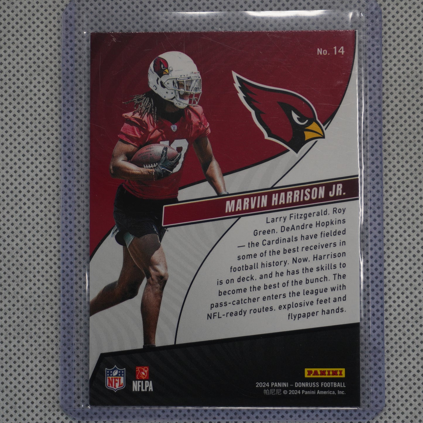 2024 Donruss #14 Marvin Harrison Jr. Rookie Revolution Arizona Cardinals