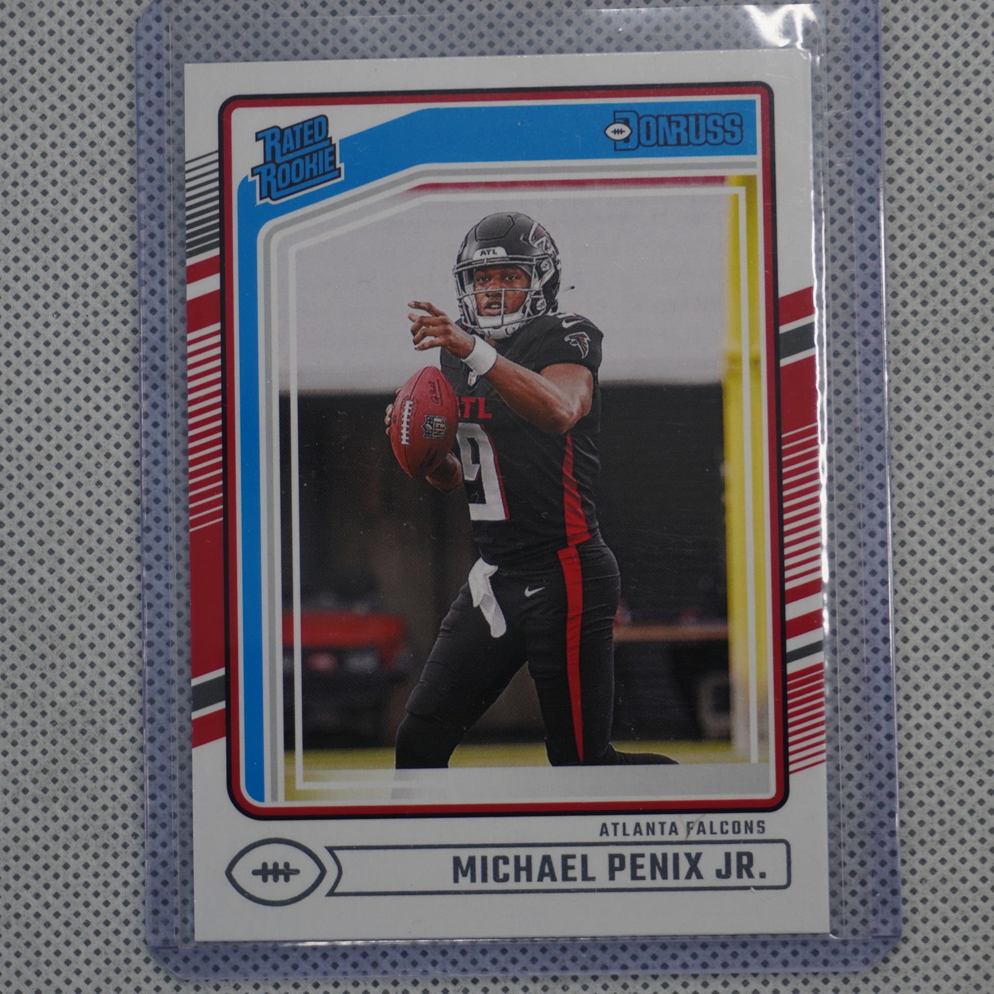 2024 Donruss #308 Michael Penix Jr. Press Proof Green Atlanta Falcons RC