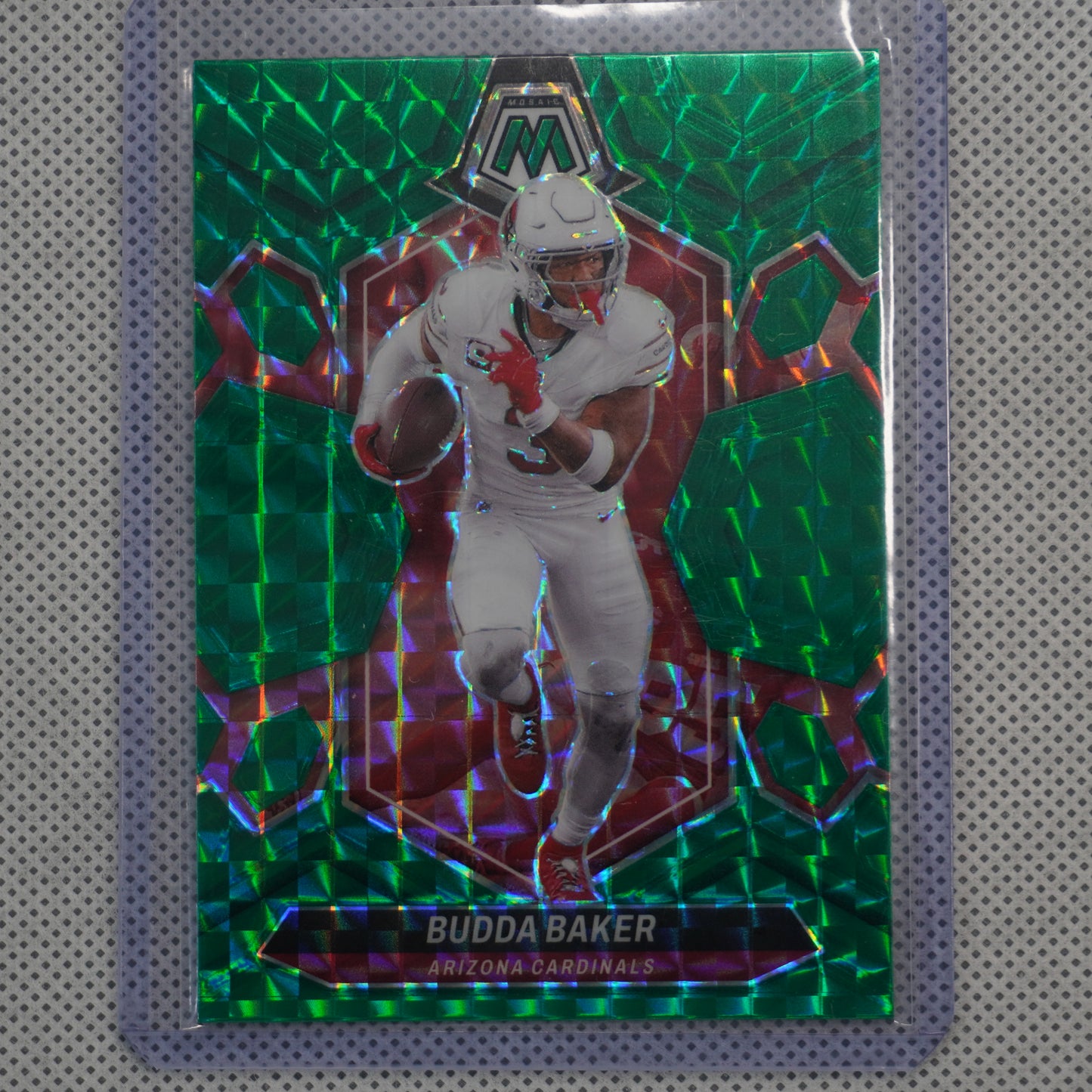 2024 Panini Mosaic #7 Budda Baker Mosaic Green Arizona Cardinals