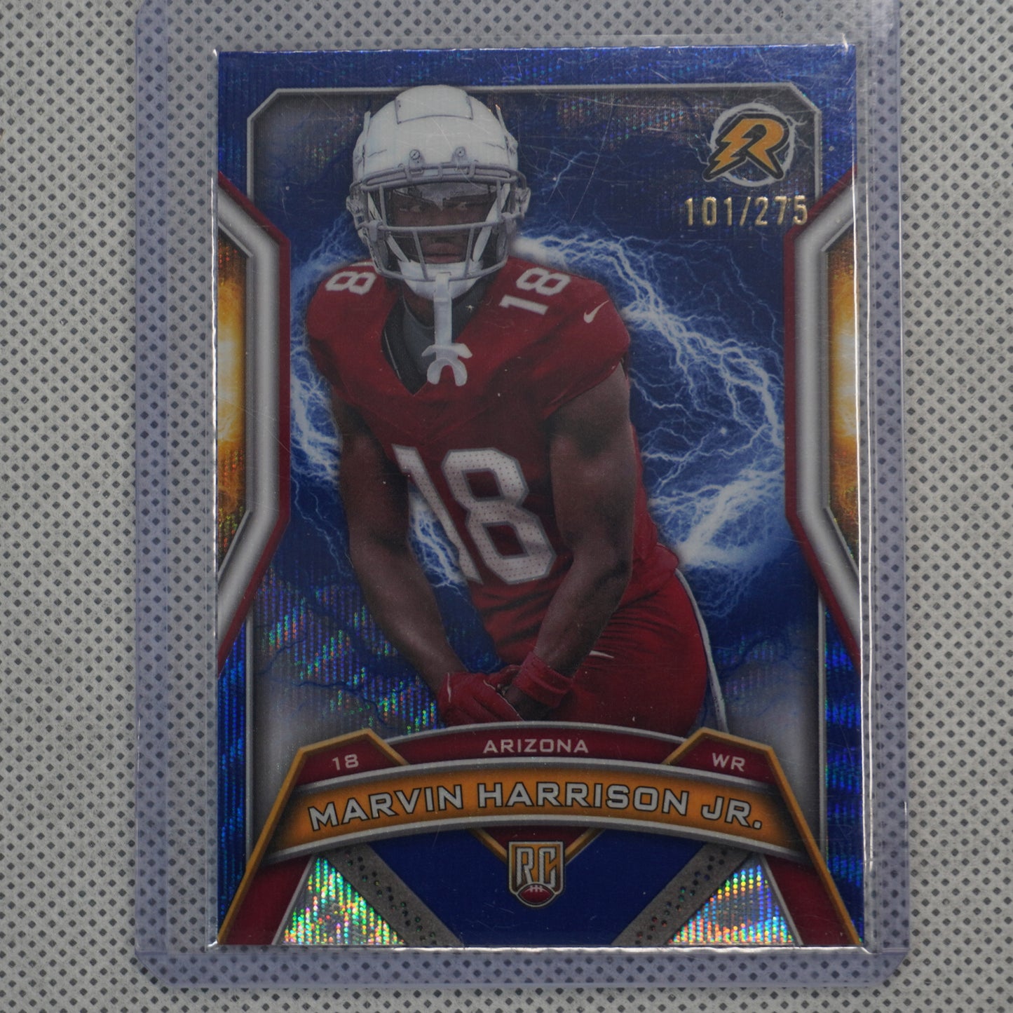 2024 Topps Resurgence #102 Marvin Harrison Jr. Navy Surge #/275 Arizona Cardinals SN,RC