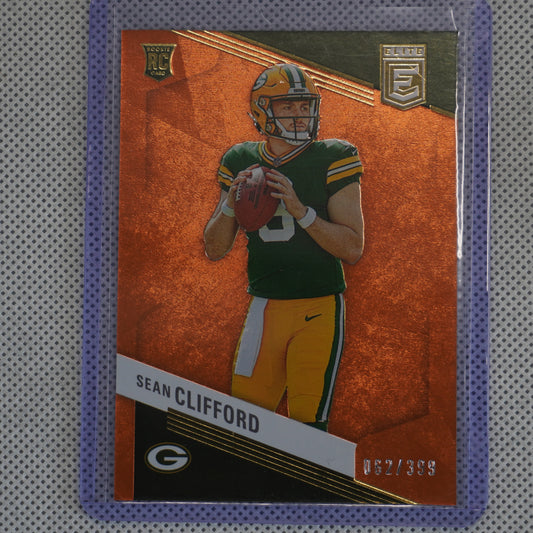 2023 Donruss Elite #181 Sean Clifford Orange #/399 Green Bay Packers SN,RC