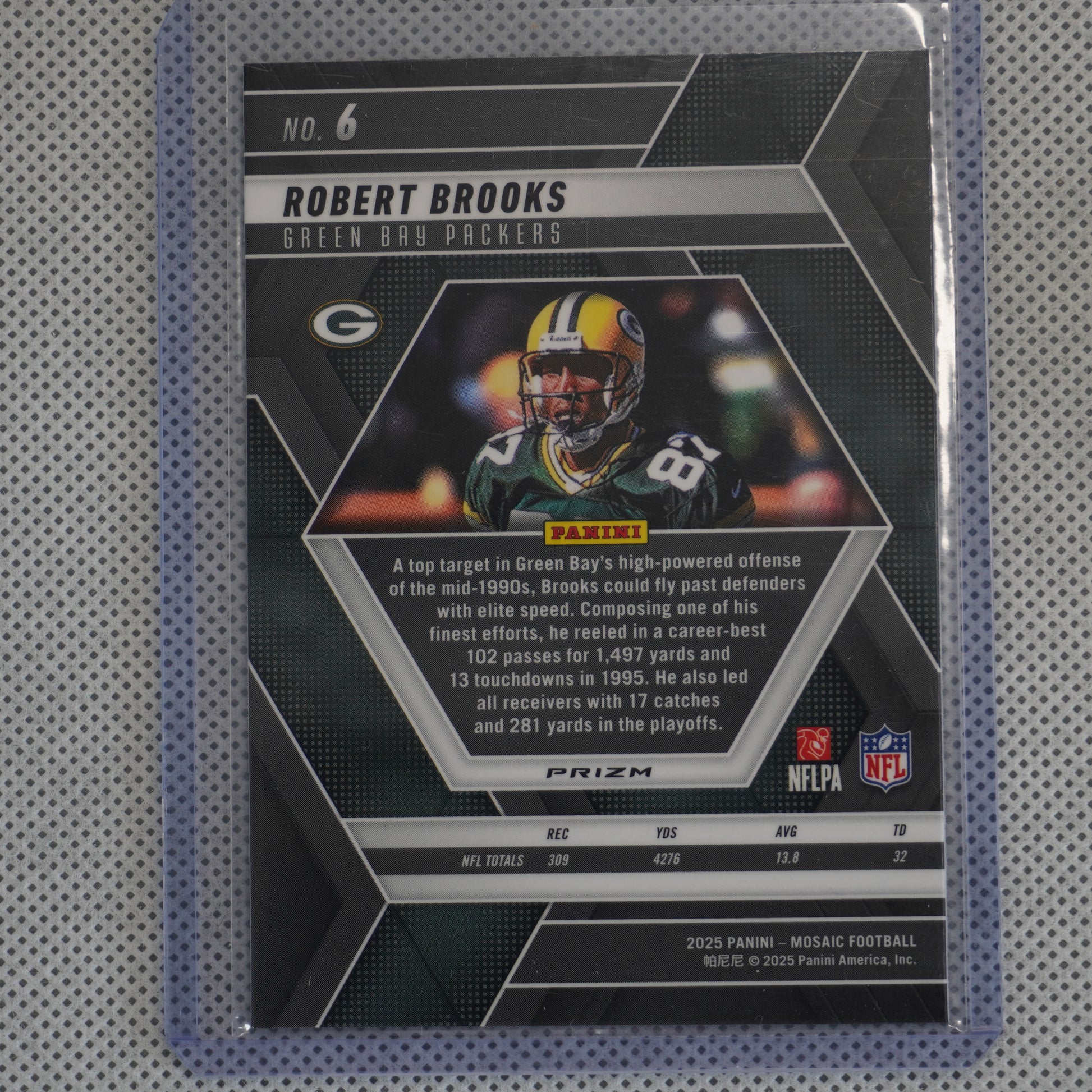 2025 Panini Mosaic #6 Robert Brooks Mosaic Green Green Bay Packers