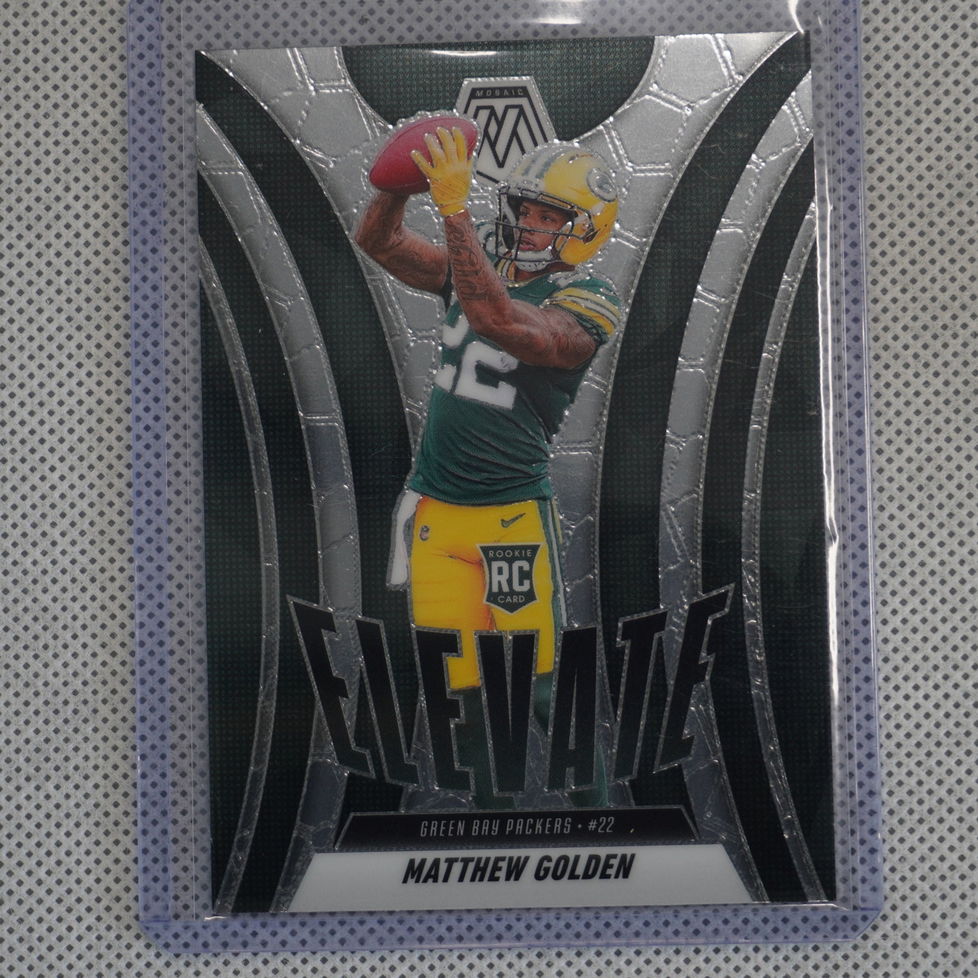 2025 Panini Mosaic #3 Matthew Golden Elevate Green Bay Packers