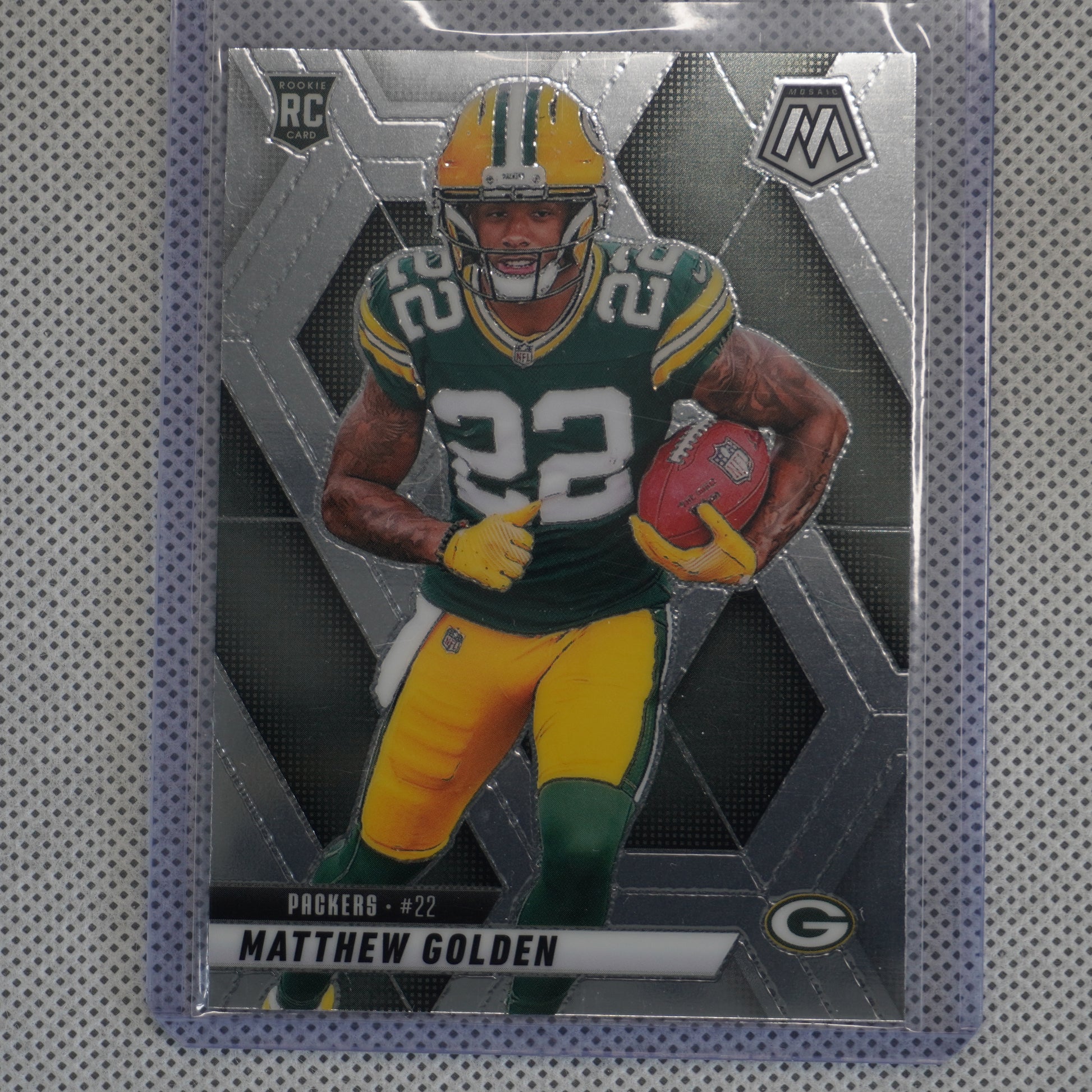 2025 Panini Mosaic #323 Matthew Golden Green Bay Packers RC