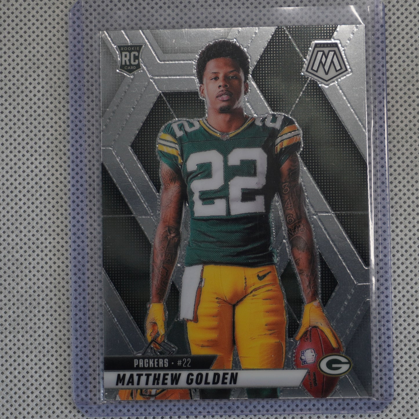 2025 Panini Mosaic #285 Matthew Golden Variation Green Bay Packers RC