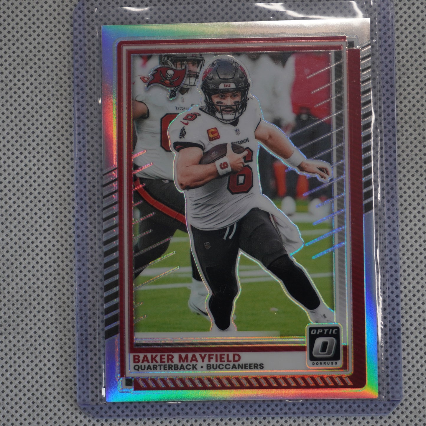 2025 Donruss Optic #148 Baker Mayfield Holo Tampa Bay Buccaneers