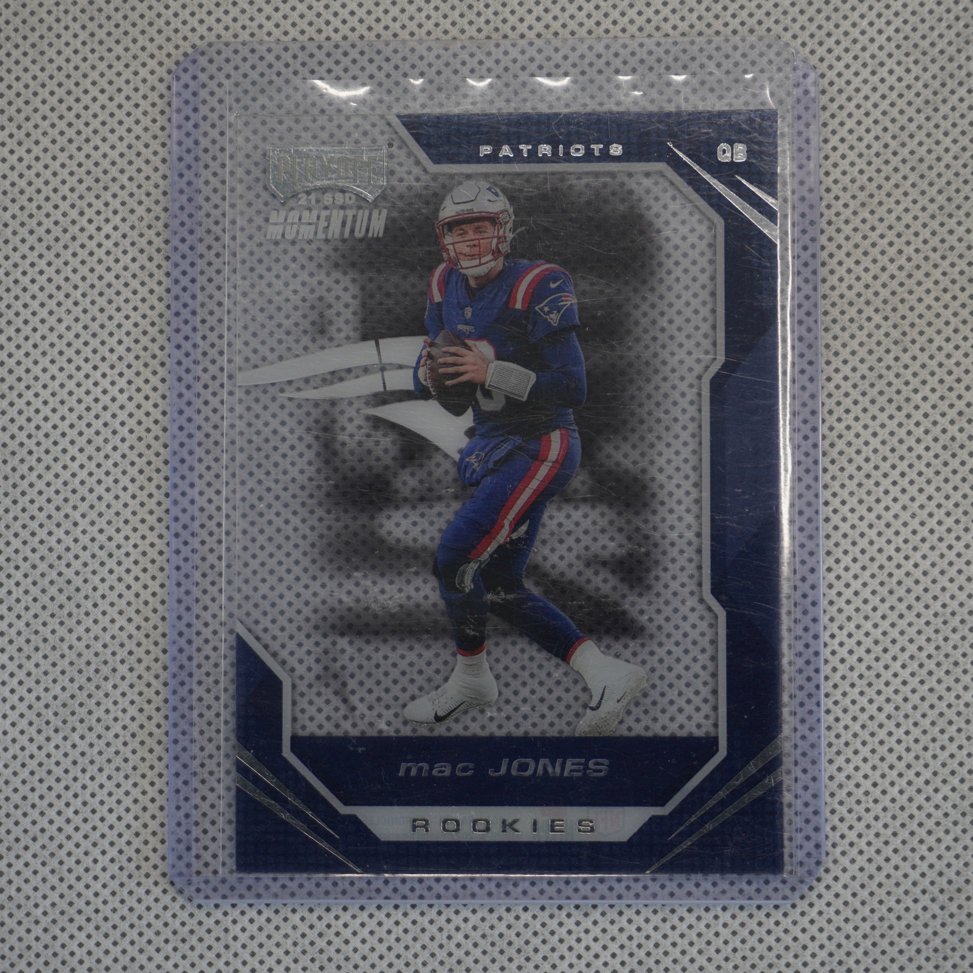 2021 Panini Chronicles #PMR-9 Mac Jones Playoff Momentum Rookies New England Patriots