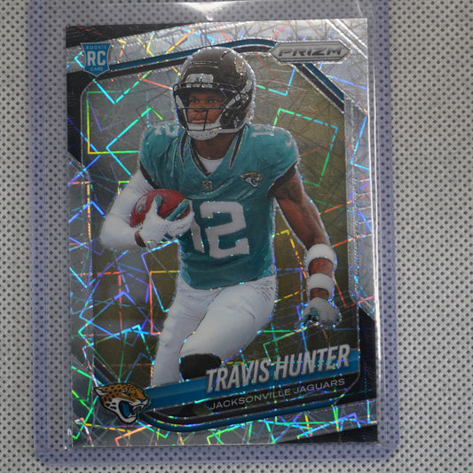 2025 Panini Prizm #301 Travis Hunter Lazer Jacksonville Jaguars